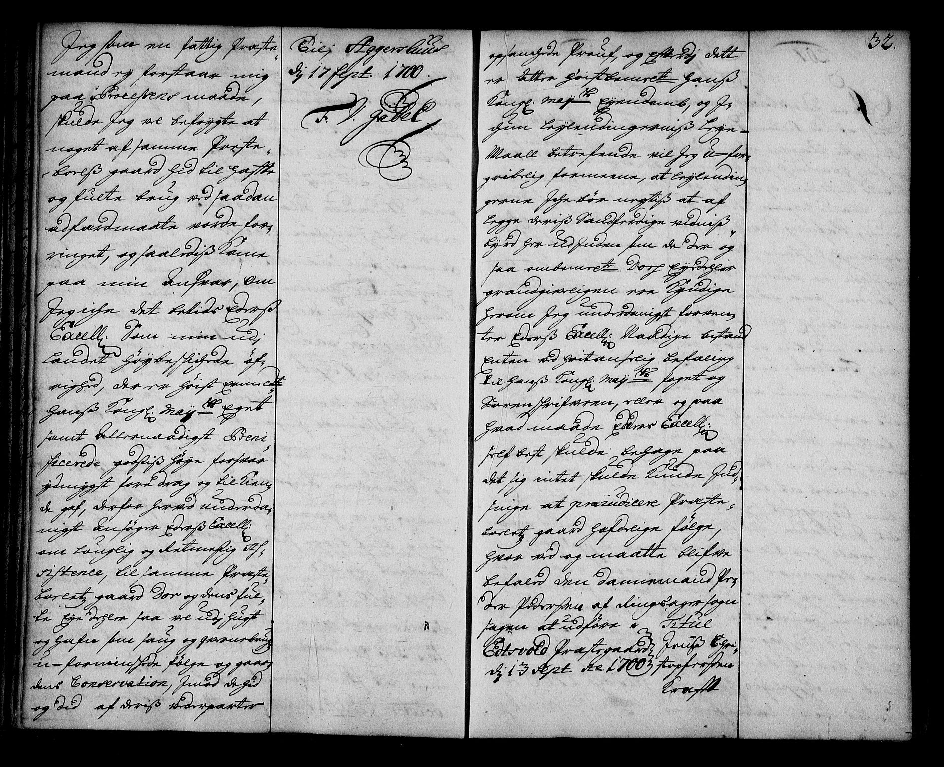 Stattholderembetet 1572-1771, AV/RA-EA-2870/Ae/L0012: Supplikasjons- og resolusjonsprotokoll, 1700, p. 31b-32a