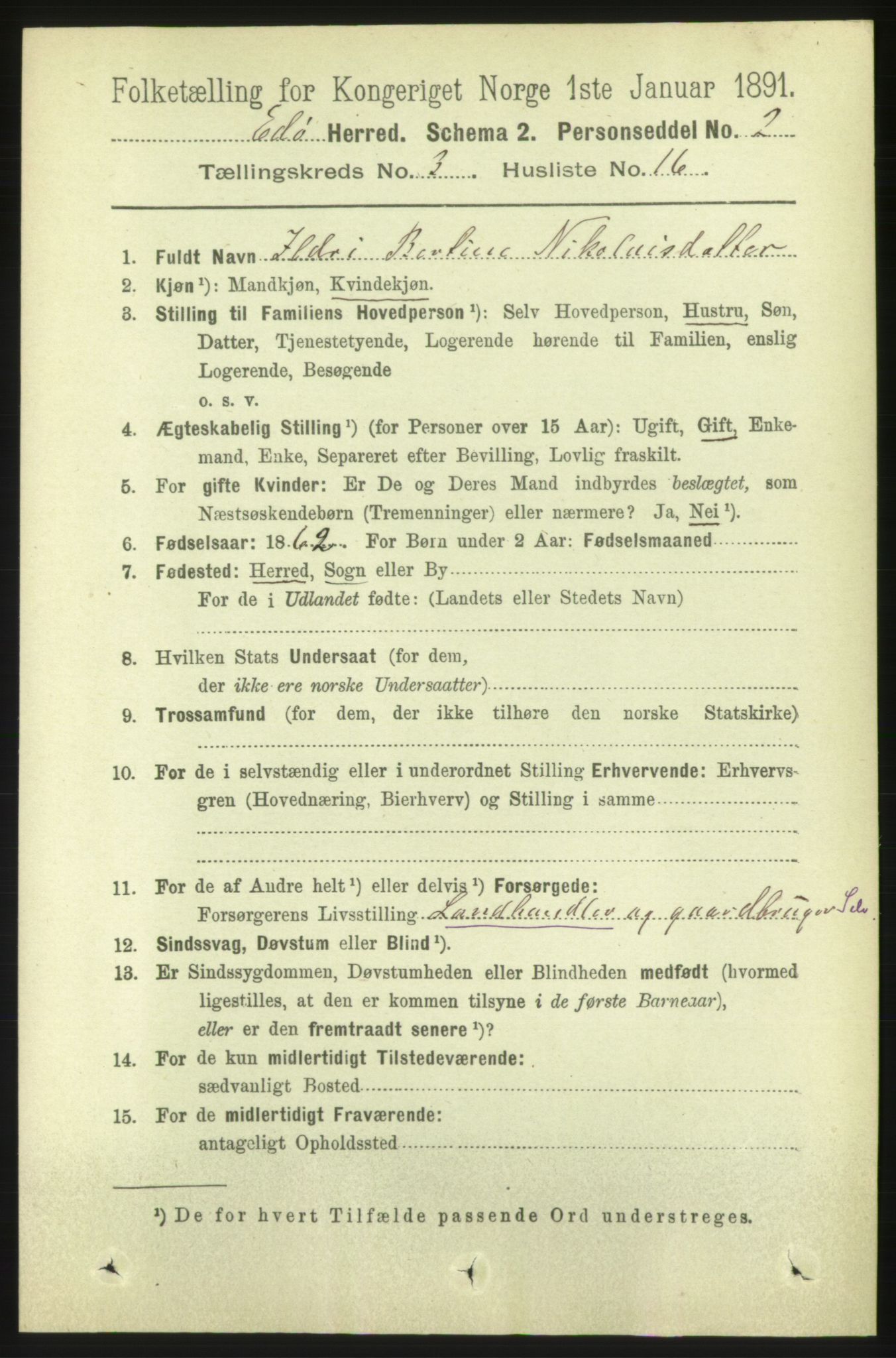 RA, 1891 census for 1573 Edøy, 1891, p. 797