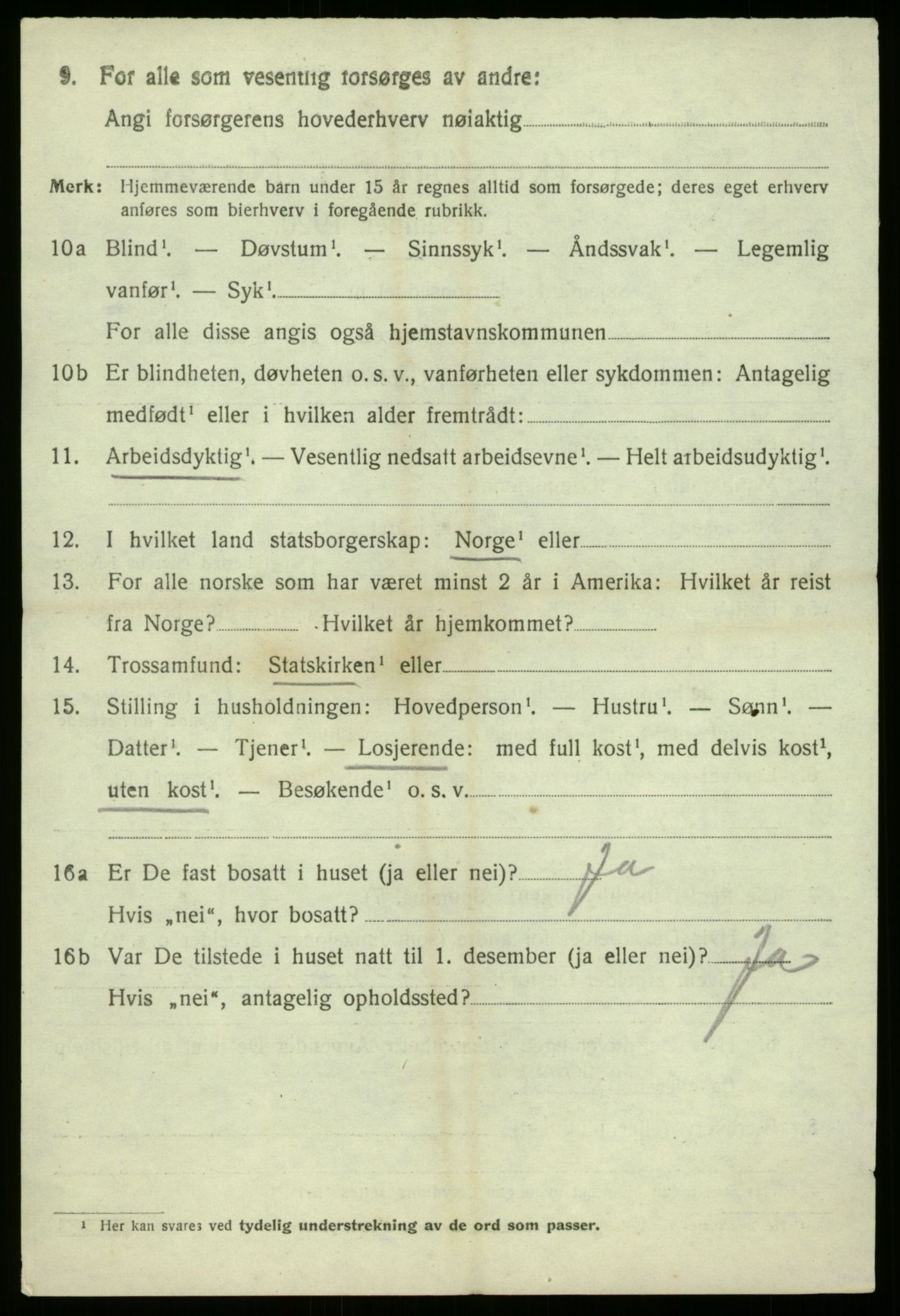 SAB, 1920 census for Masfjorden, 1920, p. 3402