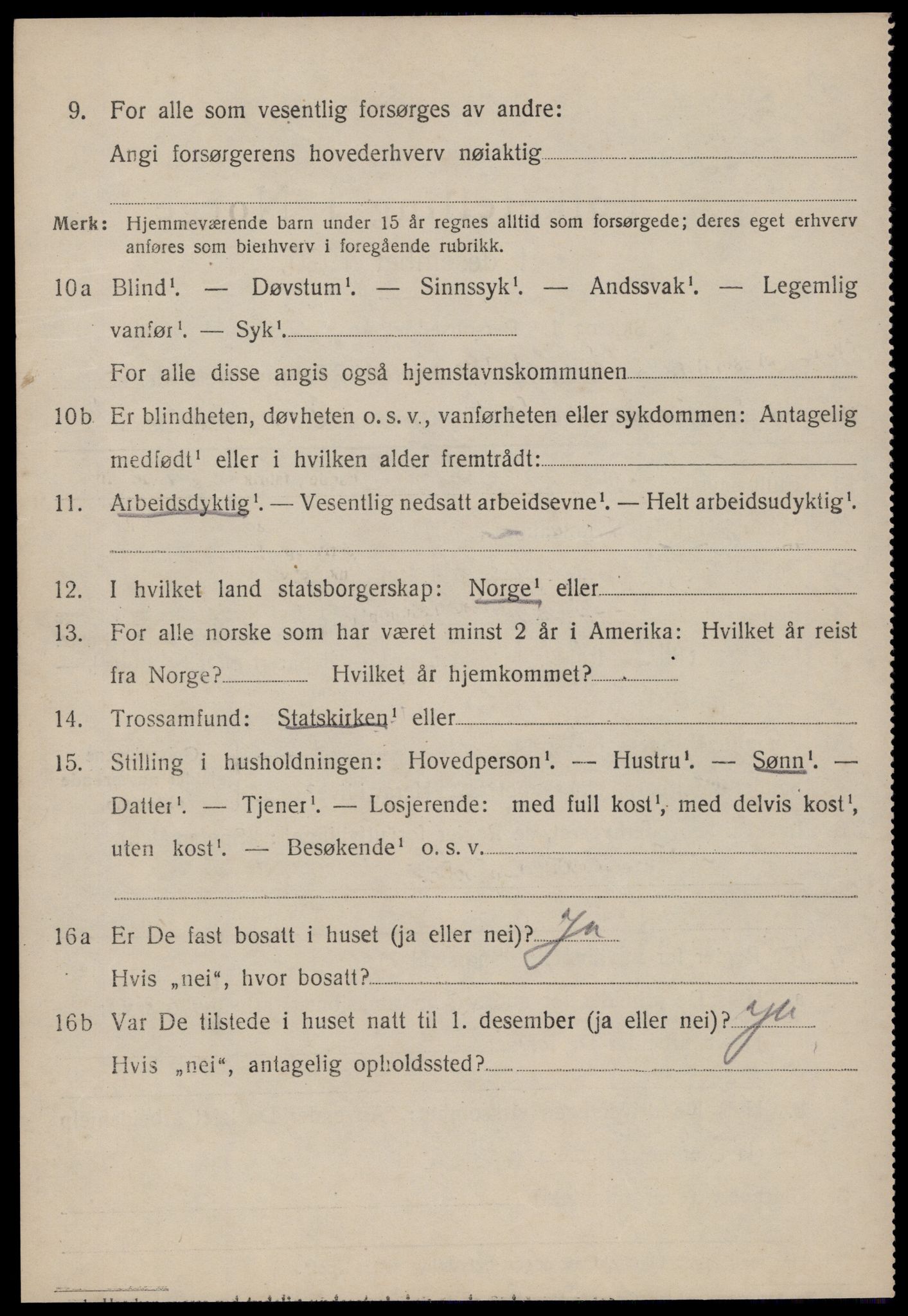 SAT, 1920 census for Eresfjord og Vistdal, 1920, p. 1644