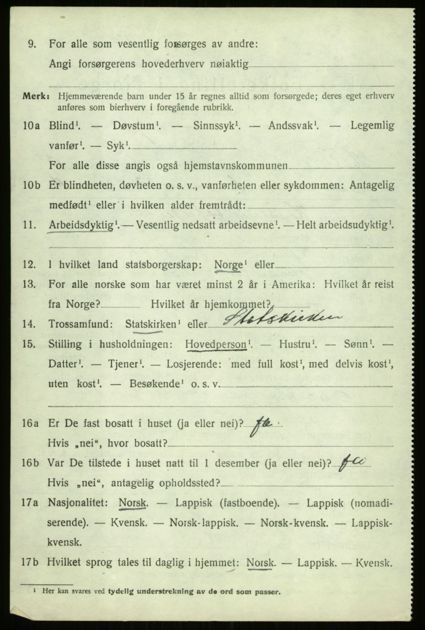 SATØ, 1920 census for Ibestad, 1920, p. 7689