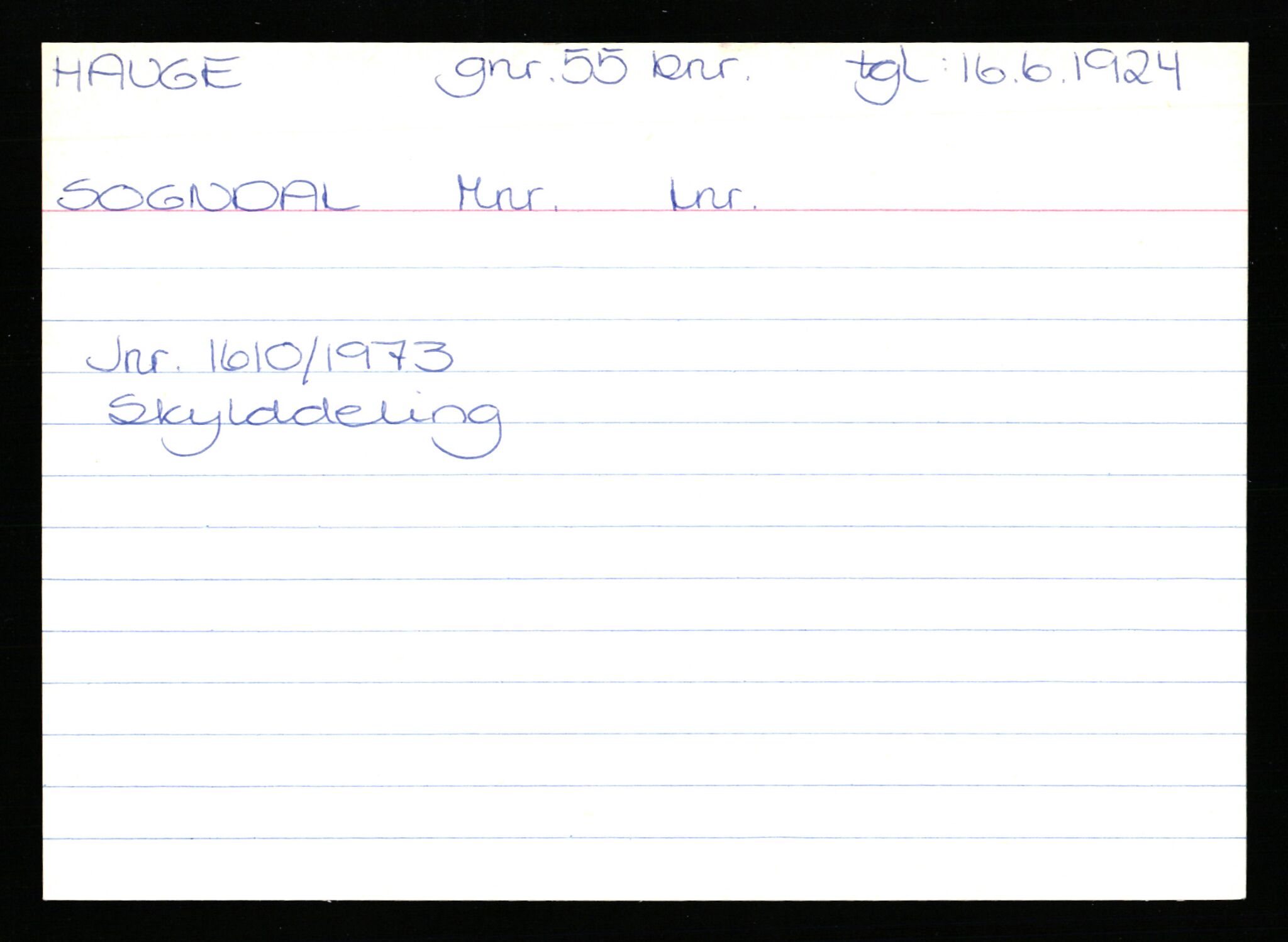 Statsarkivet i Stavanger, AV/SAST-A-101971/03/Y/Yk/L0015: Registerkort sortert etter gårdsnavn: Haneberg - Haugland nedre, 1750-1930, p. 483
