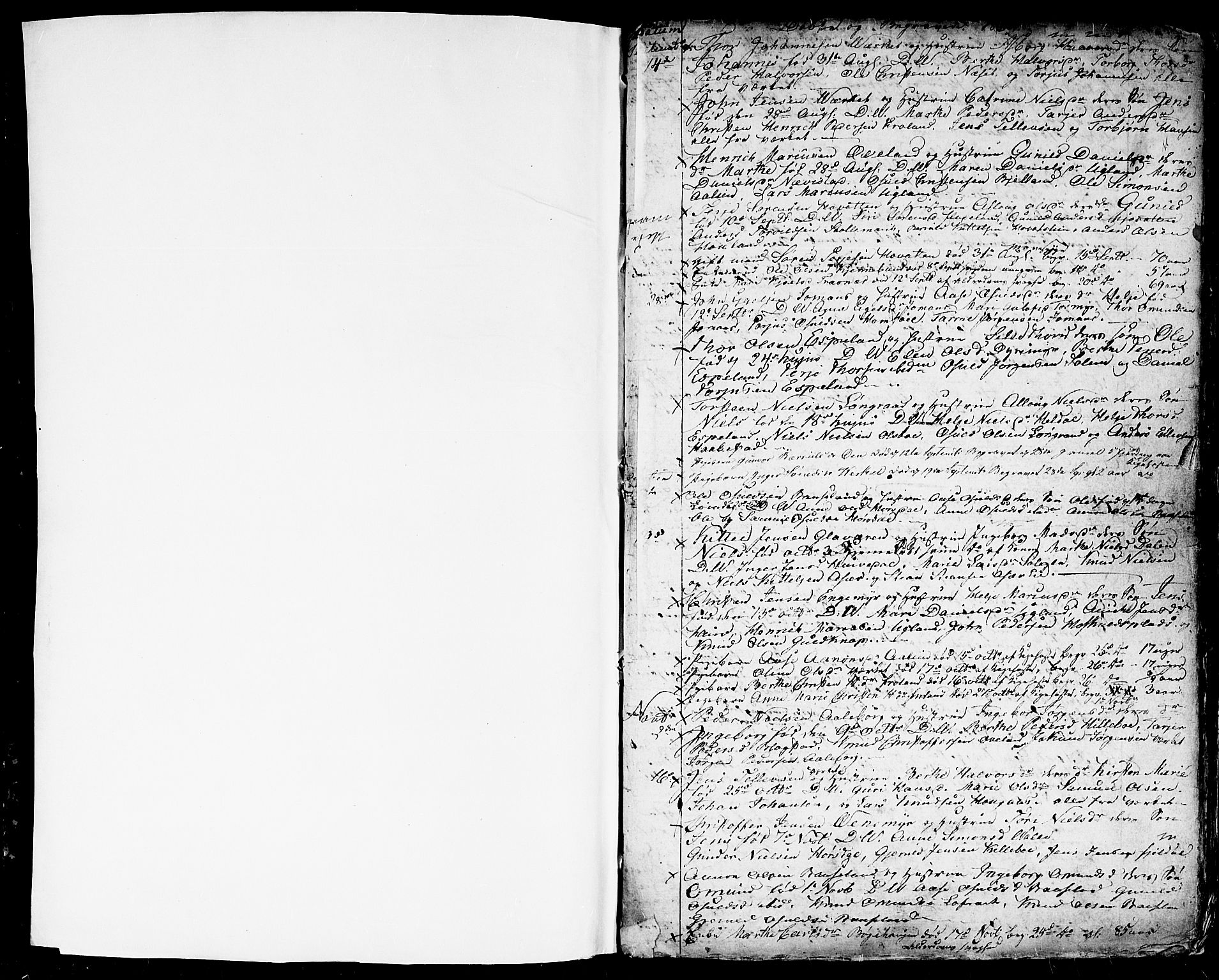 Froland sokneprestkontor, SAK/1111-0013/F/Fb/L0007: Parish register (copy) no. B 7, 1834-1848