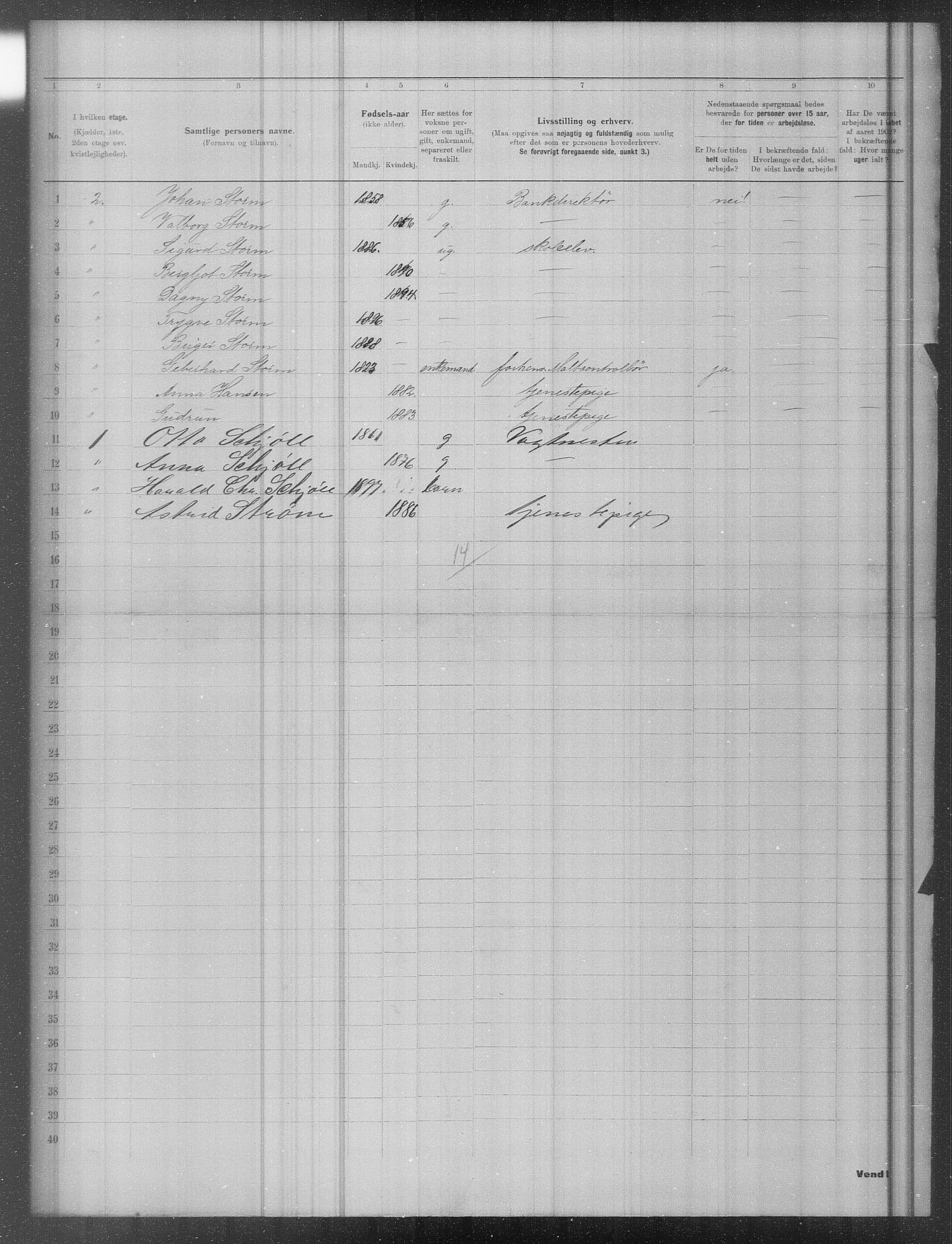 OBA, Municipal Census 1902 for Kristiania, 1902, p. 21542