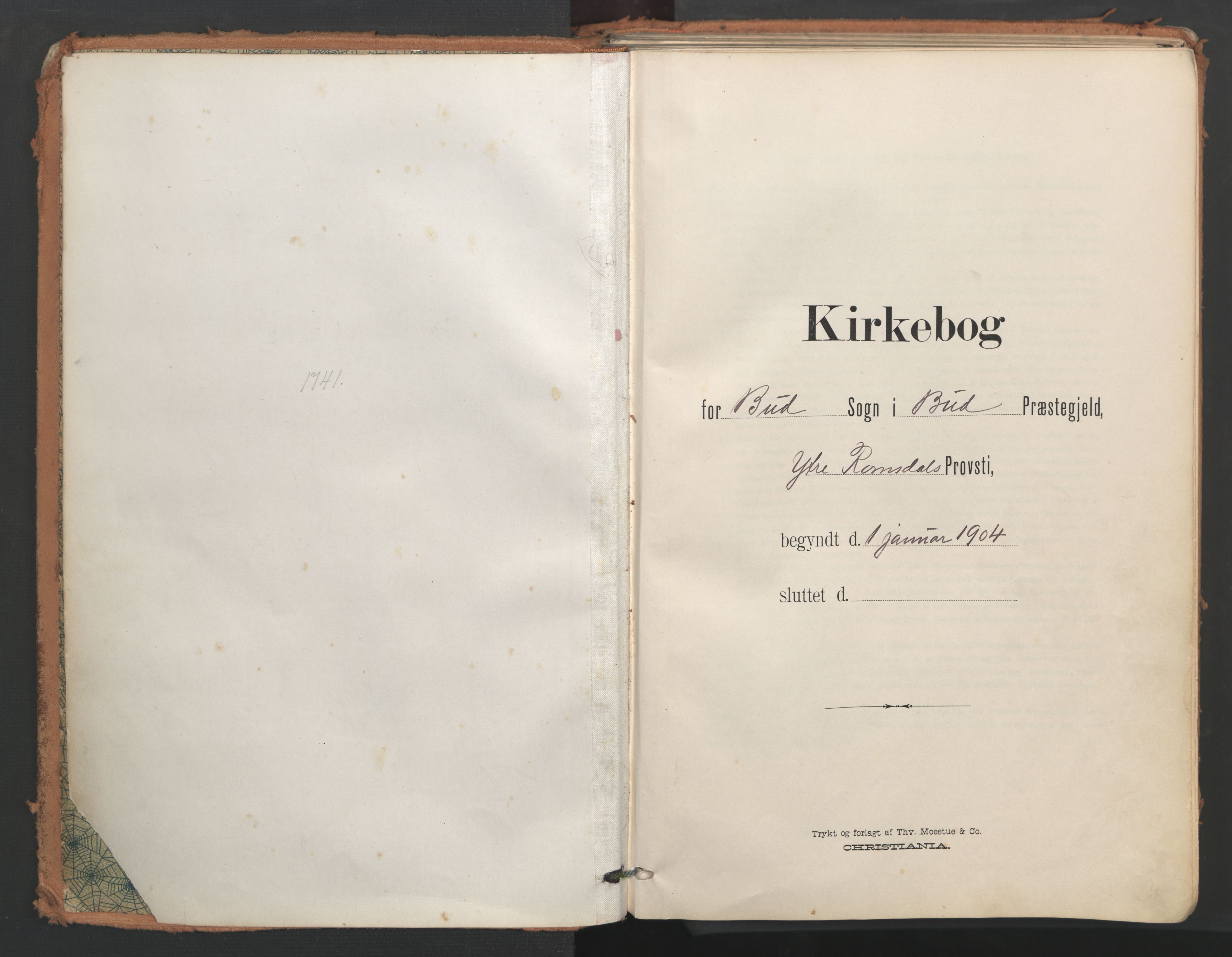 Ministerialprotokoller, klokkerbøker og fødselsregistre - Møre og Romsdal, SAT/A-1454/566/L0771: Parish register (official) no. 566A10, 1904-1929