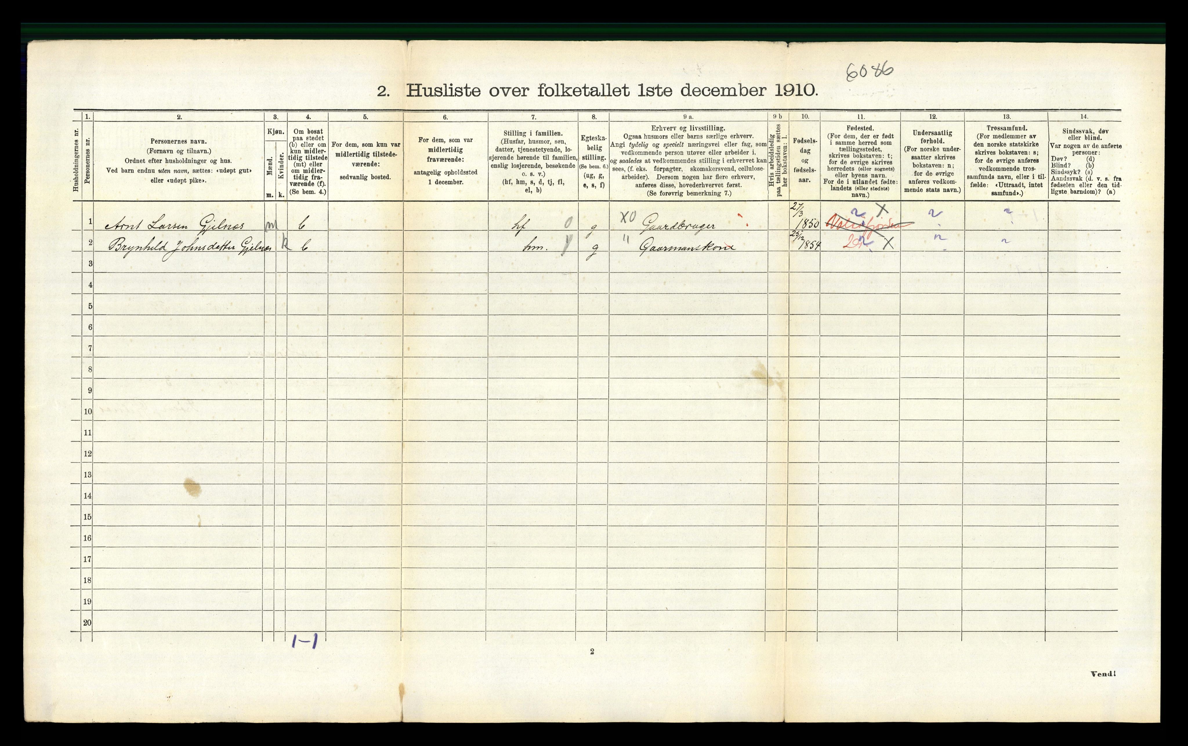 RA, 1910 census for Valsøyfjord, 1910, p. 152