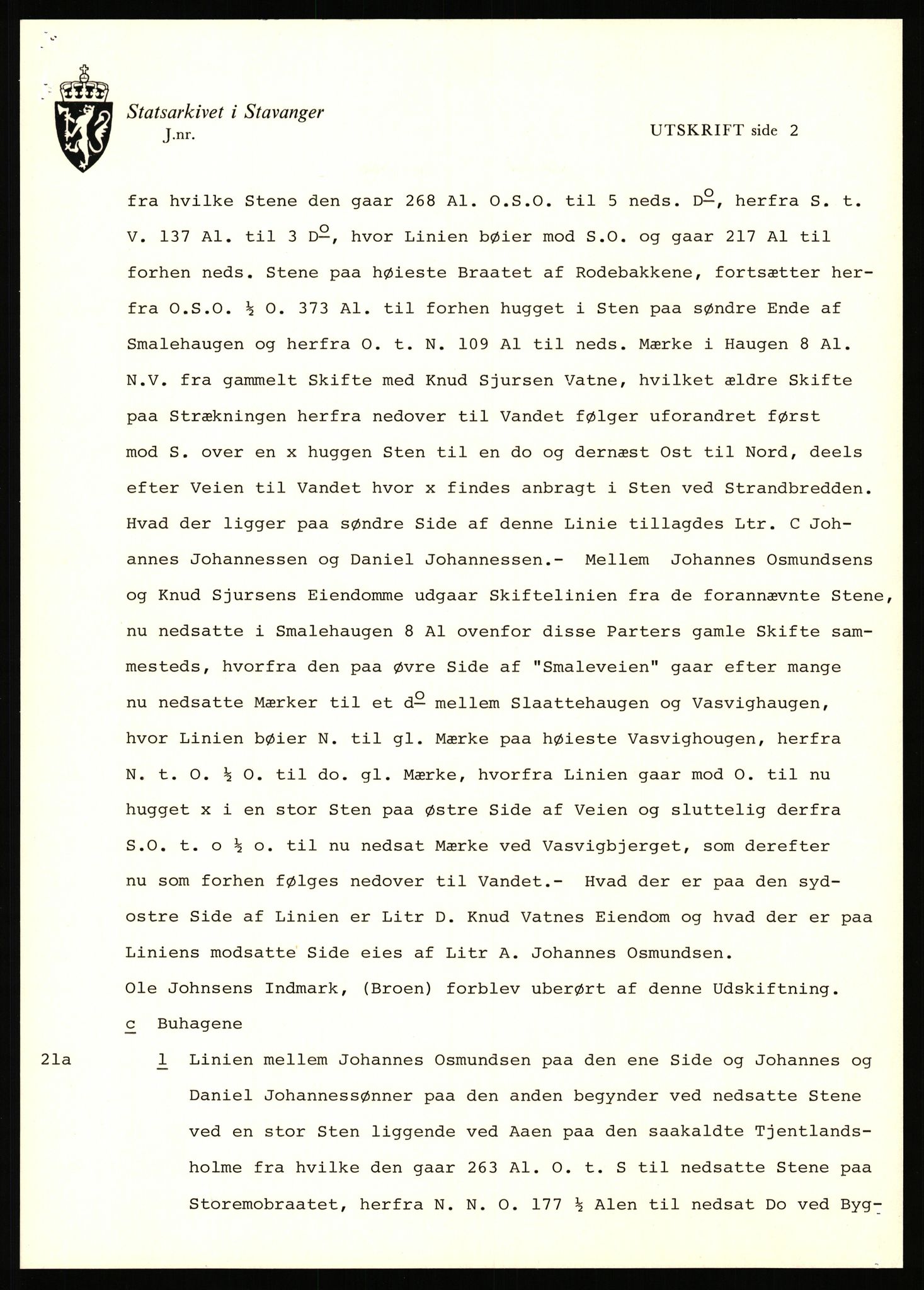 Statsarkivet i Stavanger, AV/SAST-A-101971/03/Y/Yj/L0091: Avskrifter sortert etter gårdsnavn: Ur - Vareberg, 1750-1930, p. 478