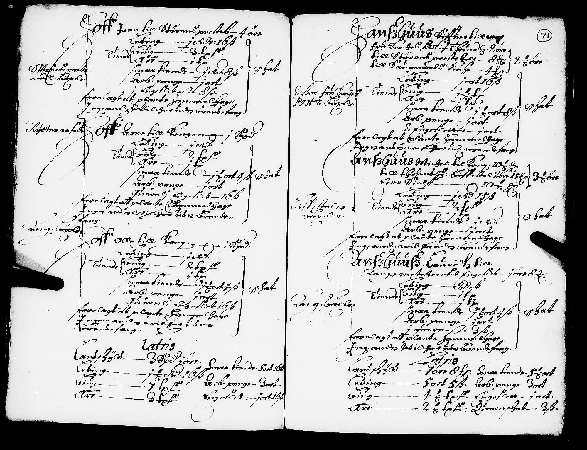 Rentekammeret inntil 1814, Realistisk ordnet avdeling, AV/RA-EA-4070/N/Nb/Nba/L0051: Gauldal fogderi, 1667, p. 70b-71a