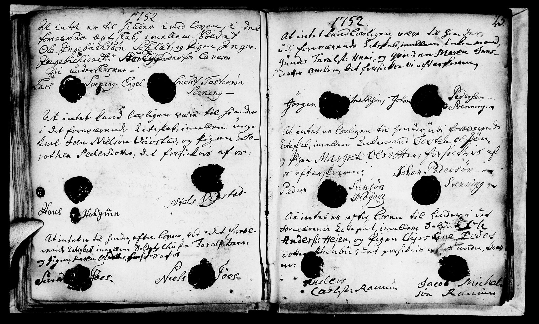 Ministerialprotokoller, klokkerbøker og fødselsregistre - Nord-Trøndelag, SAT/A-1458/764/L0541: Parish register (official) no. 764A01, 1745-1758, p. 25