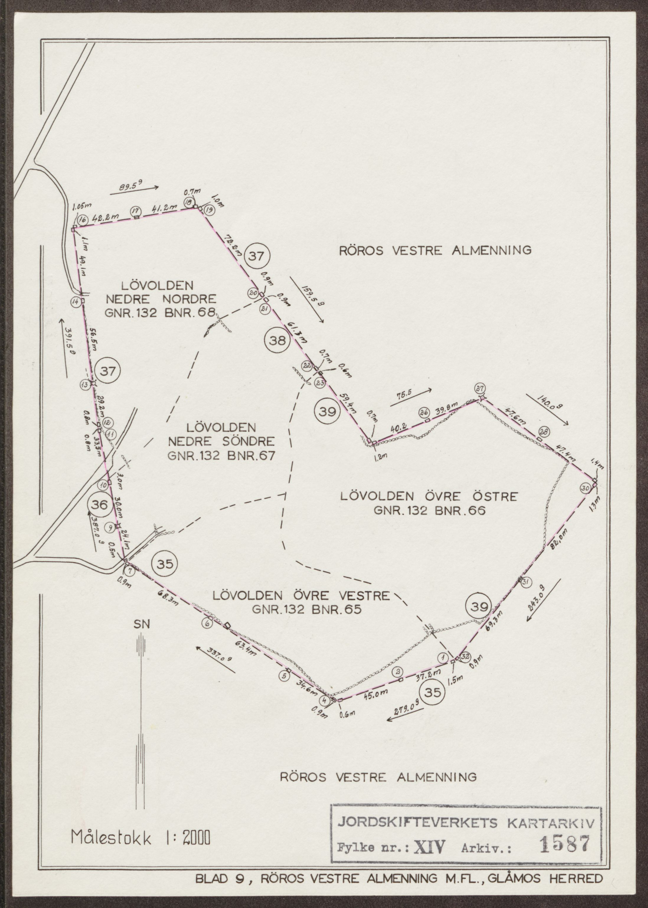 Jordskifteverkets kartarkiv, AV/RA-S-3929/T, 1859-1988, p. 2425