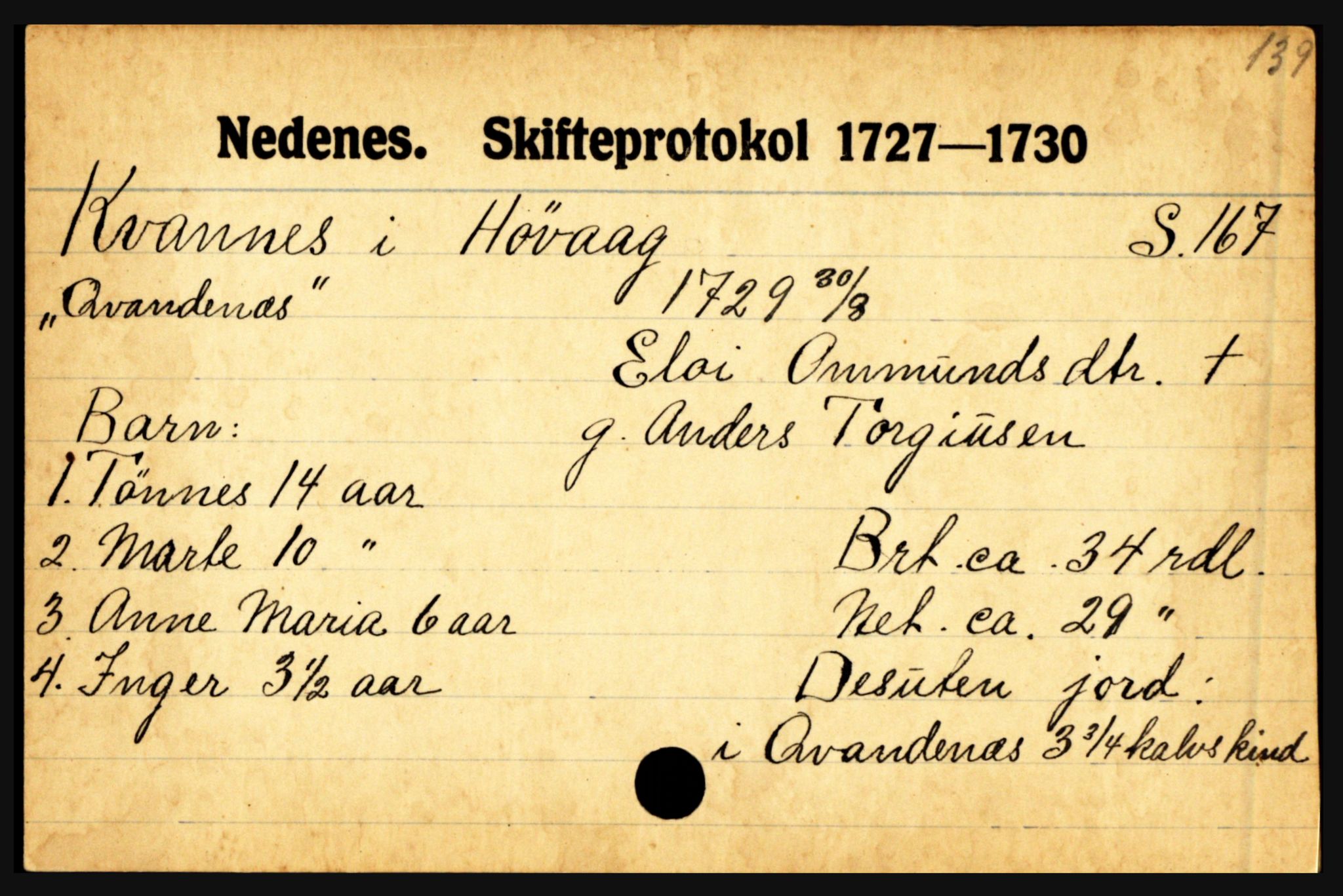 Nedenes sorenskriveri før 1824, AV/SAK-1221-0007/H, p. 16335