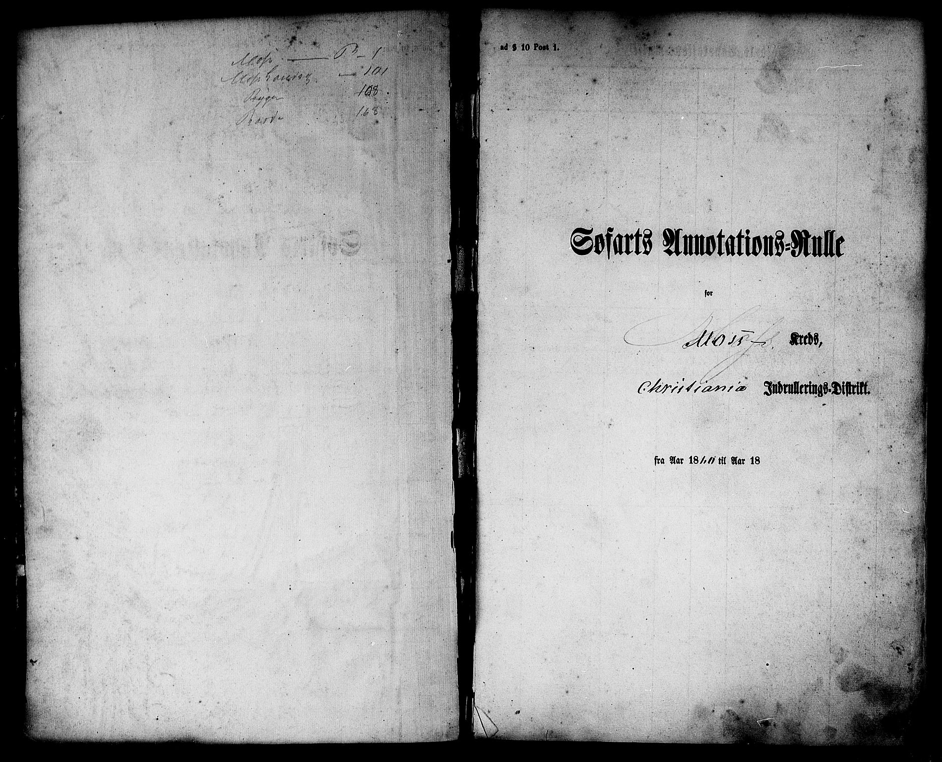 Moss mønstringskontor, SAO/A-10569d/F/Fc/Fca/L0001: Annotasjonsrulle, 1860-1868, p. 2
