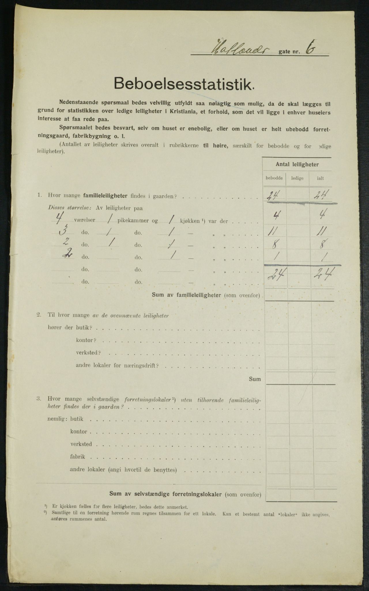 OBA, Municipal Census 1914 for Kristiania, 1914, p. 40812