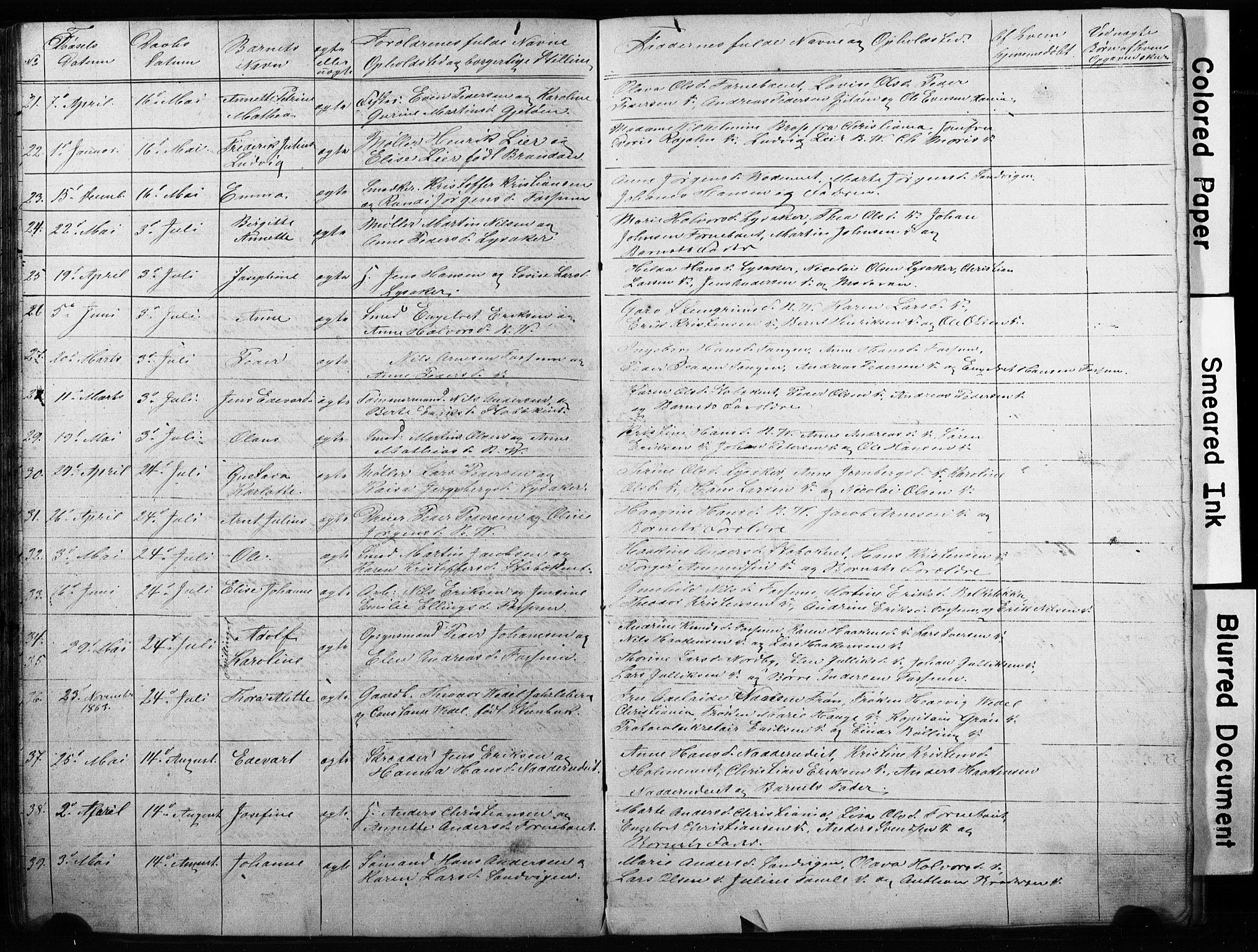 Asker prestekontor Kirkebøker, AV/SAO-A-10256a/G/Gc/L0001: Parish register (copy) no. III 1, 1854-1873