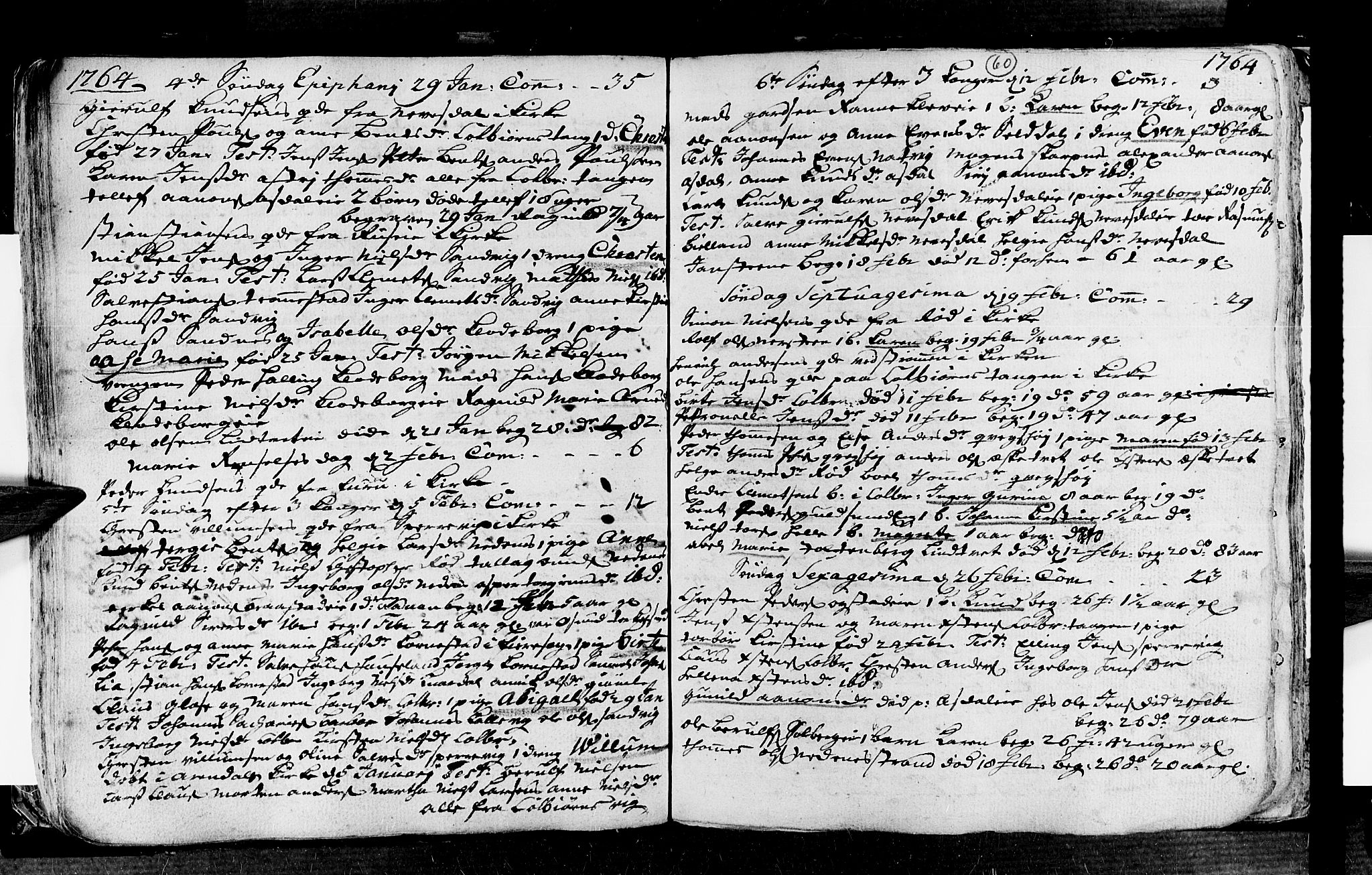 Øyestad sokneprestkontor, AV/SAK-1111-0049/F/Fa/L0006: Parish register (official) no. A 6, 1758-1776, p. 60