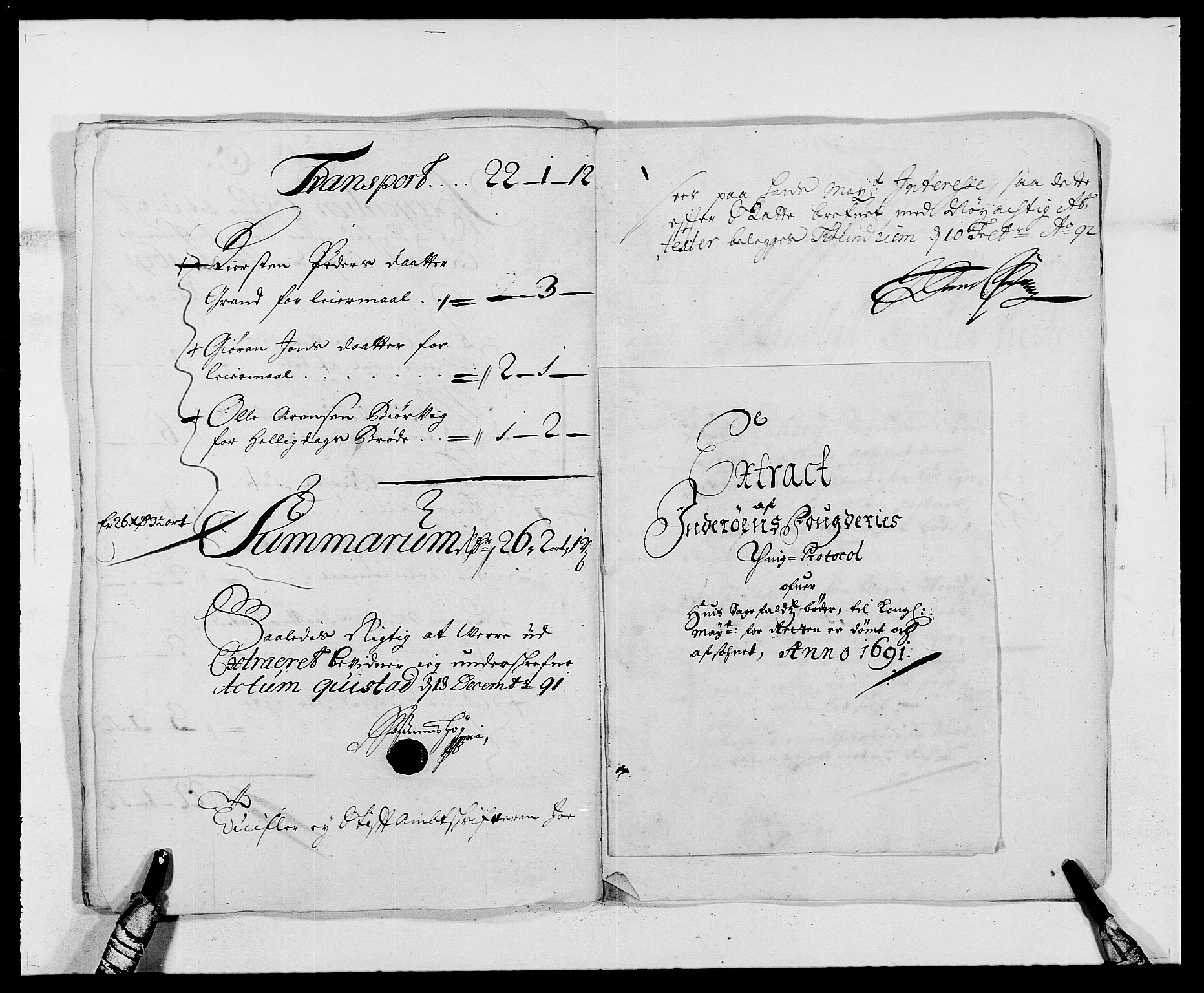 Rentekammeret inntil 1814, Reviderte regnskaper, Fogderegnskap, AV/RA-EA-4092/R63/L4307: Fogderegnskap Inderøy, 1690-1691, p. 403