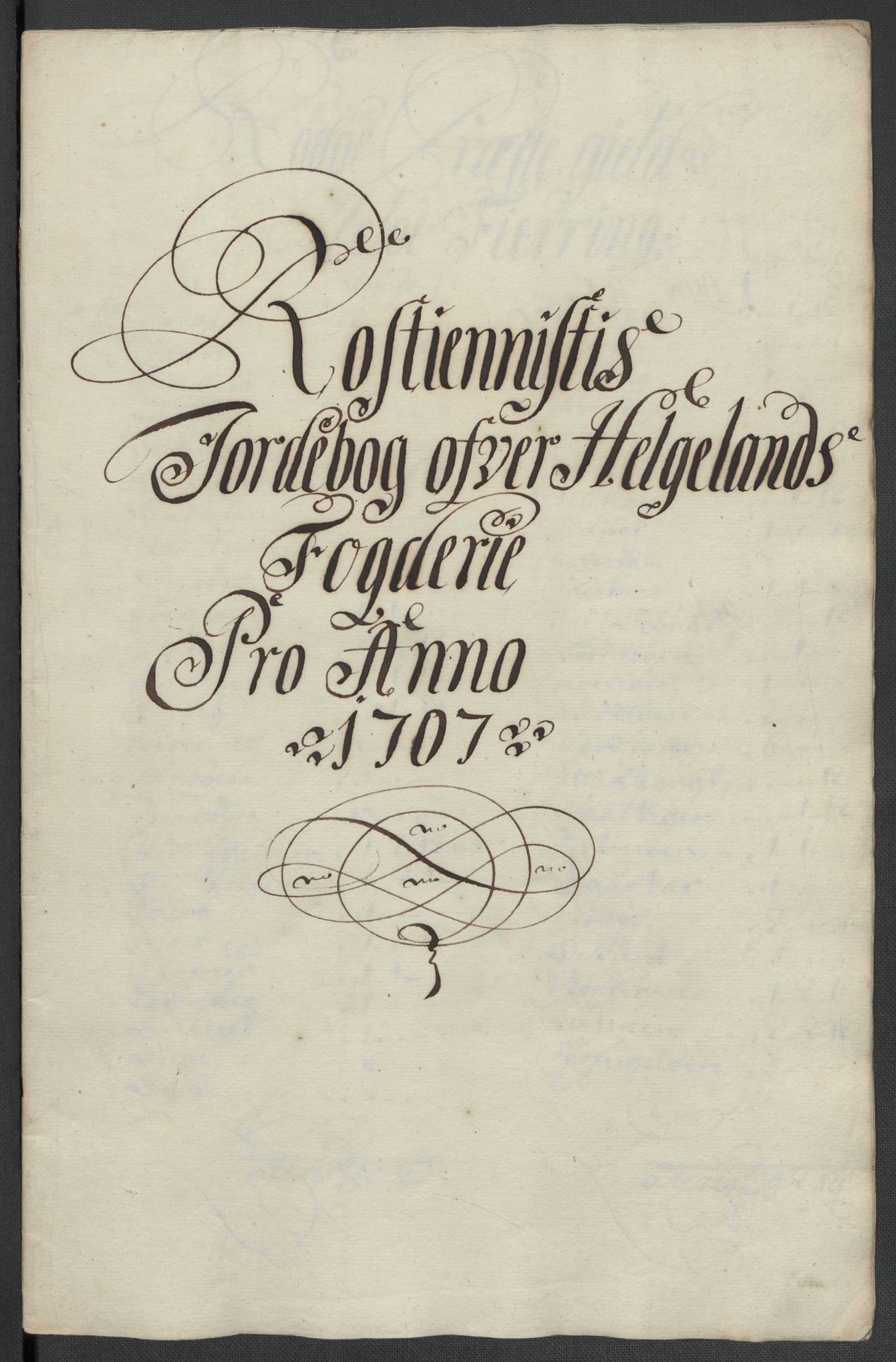 Rentekammeret inntil 1814, Reviderte regnskaper, Fogderegnskap, AV/RA-EA-4092/R65/L4509: Fogderegnskap Helgeland, 1706-1707, p. 230