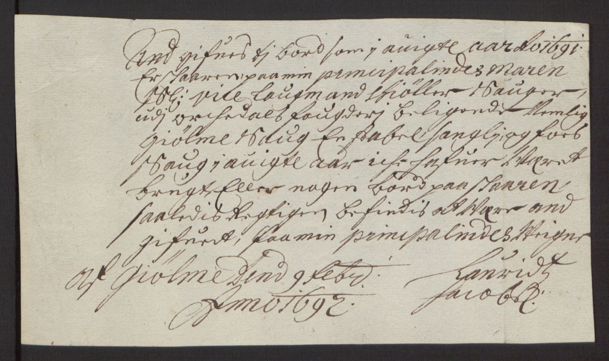 Rentekammeret inntil 1814, Reviderte regnskaper, Fogderegnskap, RA/EA-4092/R58/L3937: Fogderegnskap Orkdal, 1691-1692, p. 27