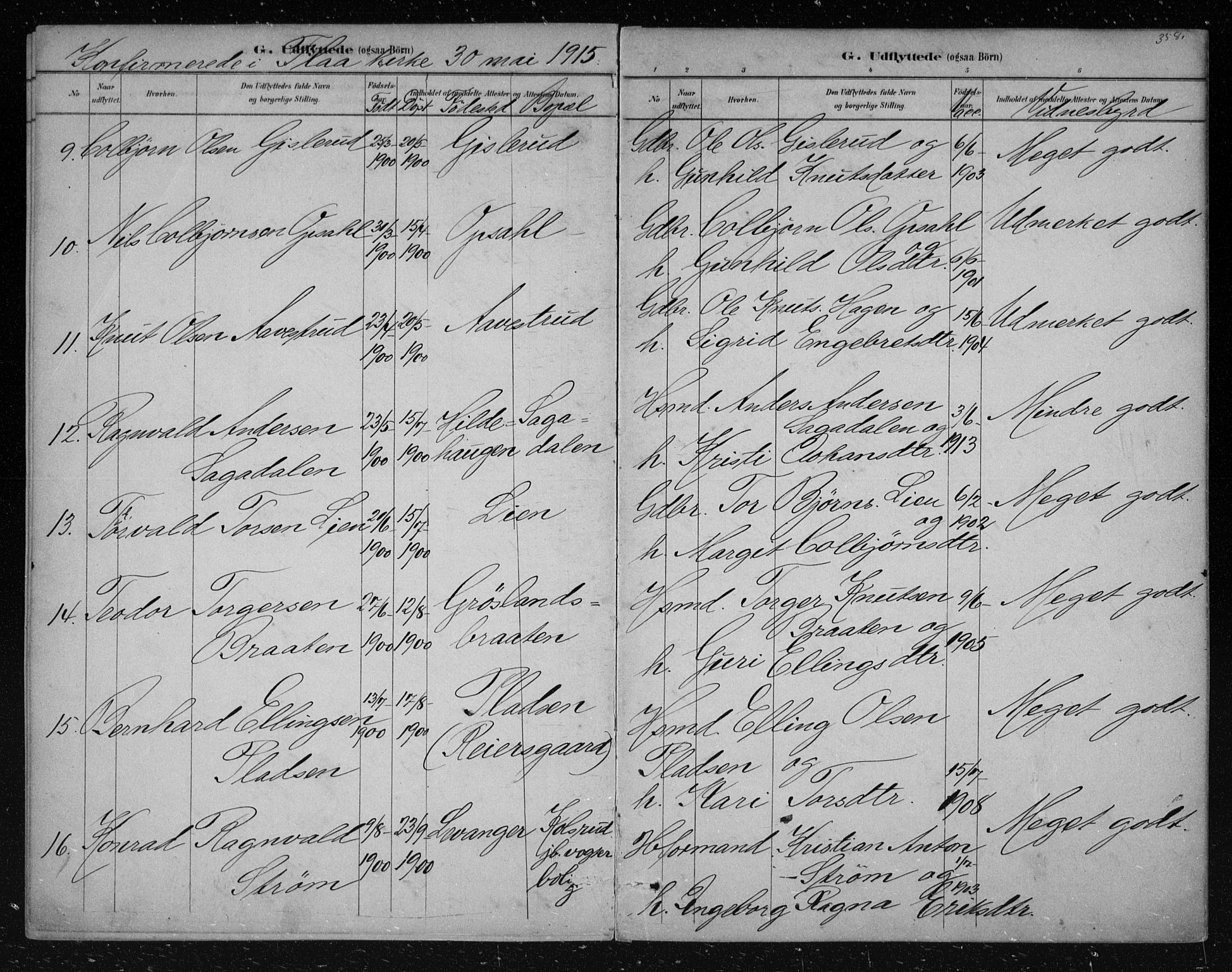 Nes kirkebøker, AV/SAKO-A-236/F/Fa/L0012: Parish register (official) no. 12, 1881-1917, p. 358