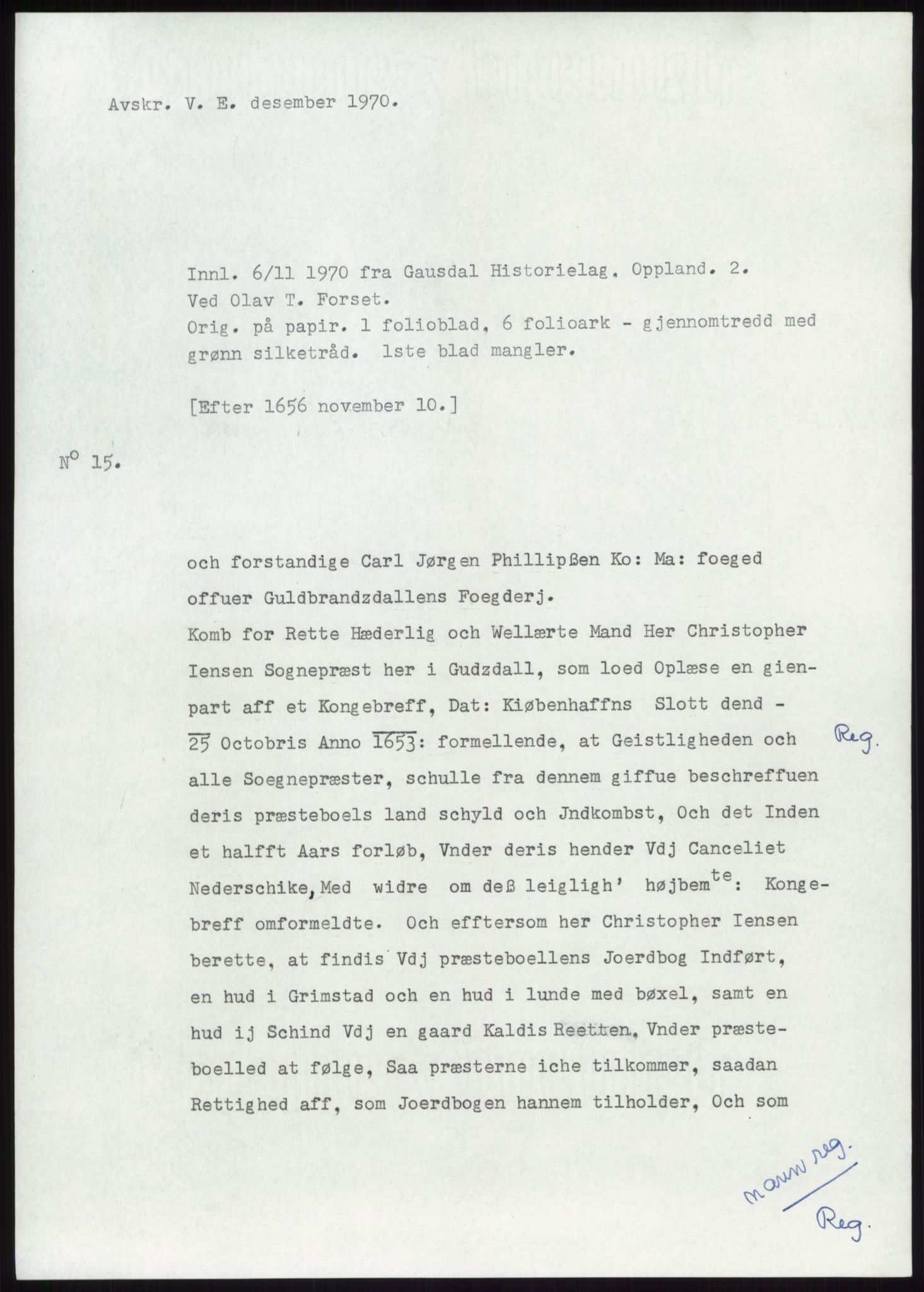 Samlinger til kildeutgivelse, Diplomavskriftsamlingen, RA/EA-4053/H/Ha, p. 2225