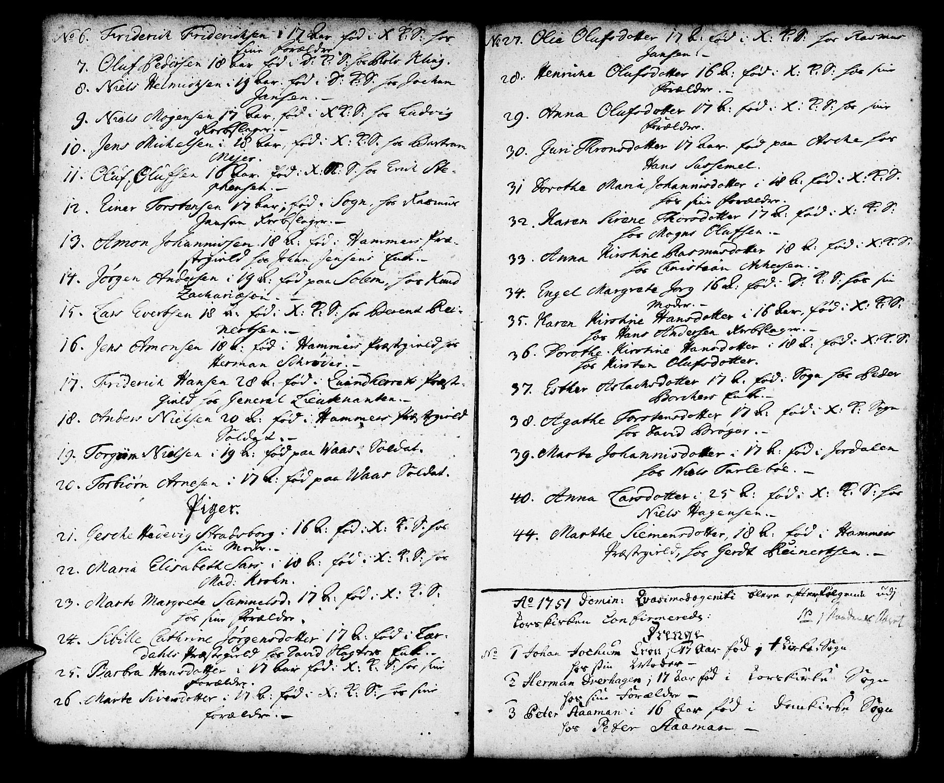 Korskirken sokneprestembete, AV/SAB-A-76101/H/Haa/L0007: Parish register (official) no. A 7, 1736-1839, p. 40