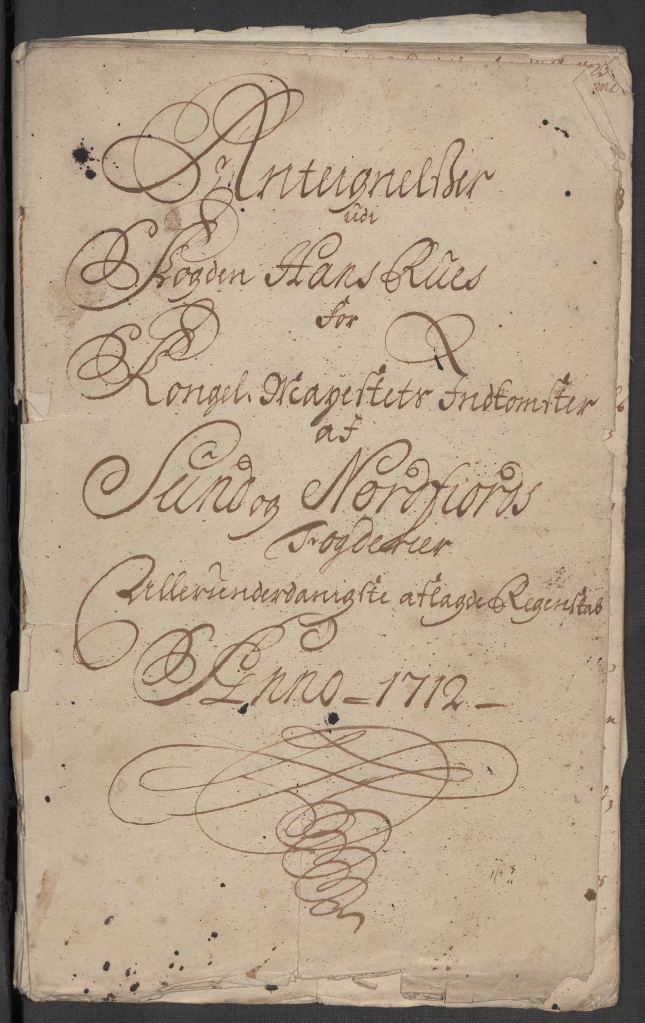 Rentekammeret inntil 1814, Reviderte regnskaper, Fogderegnskap, AV/RA-EA-4092/R53/L3436: Fogderegnskap Sunn- og Nordfjord, 1712, p. 201