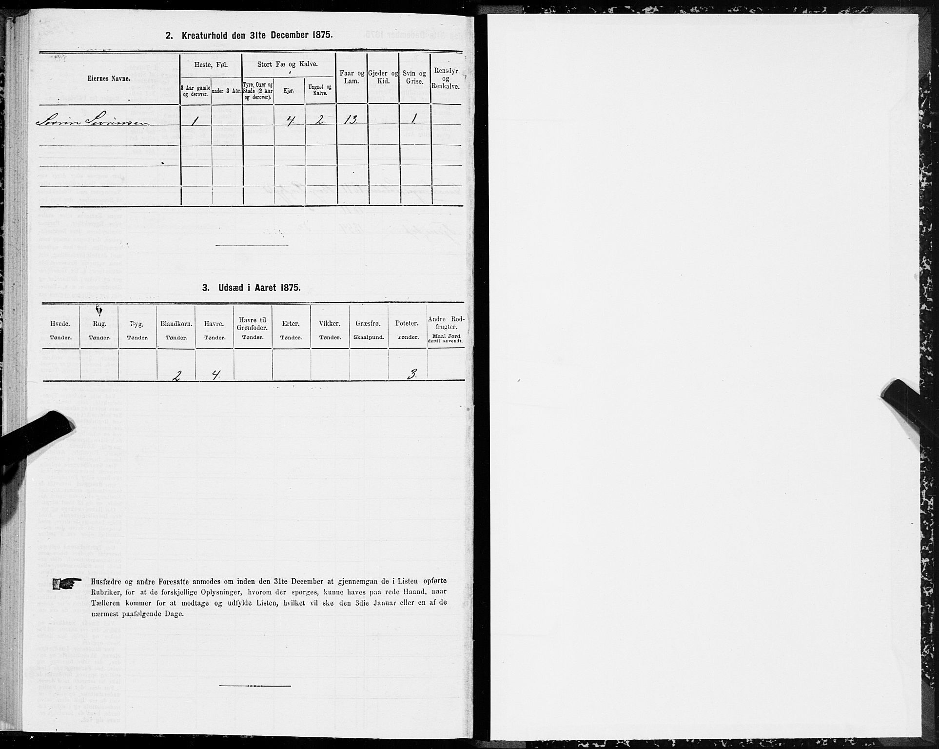 SAT, 1875 census for 1531P Borgund, 1875