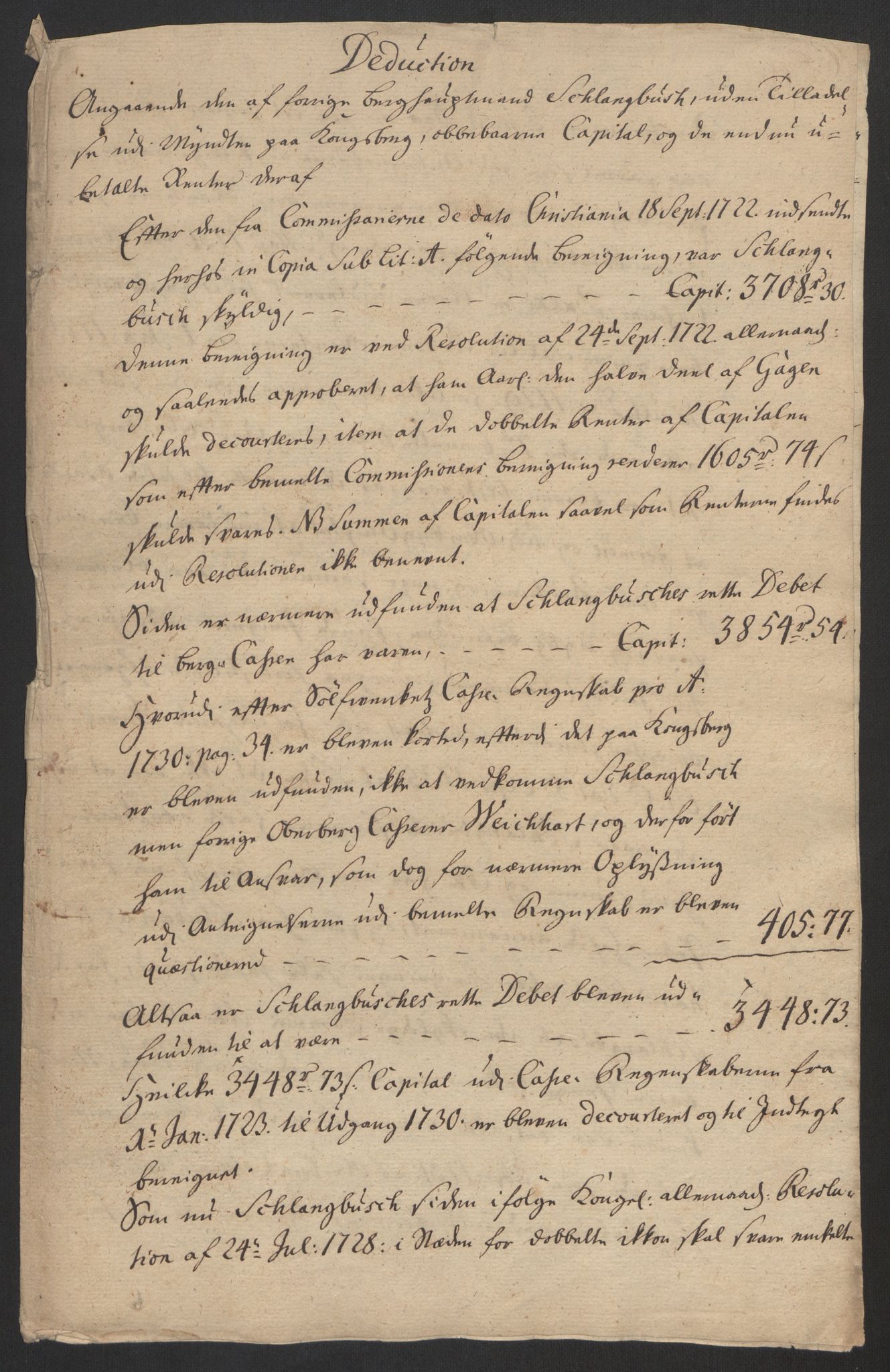 Rentekammeret inntil 1814, Realistisk ordnet avdeling, RA/EA-4070/Oa/L0014: [Y17]: Forskjellige dokumenter om Kongsbergs mynt, 1723-1765, p. 79