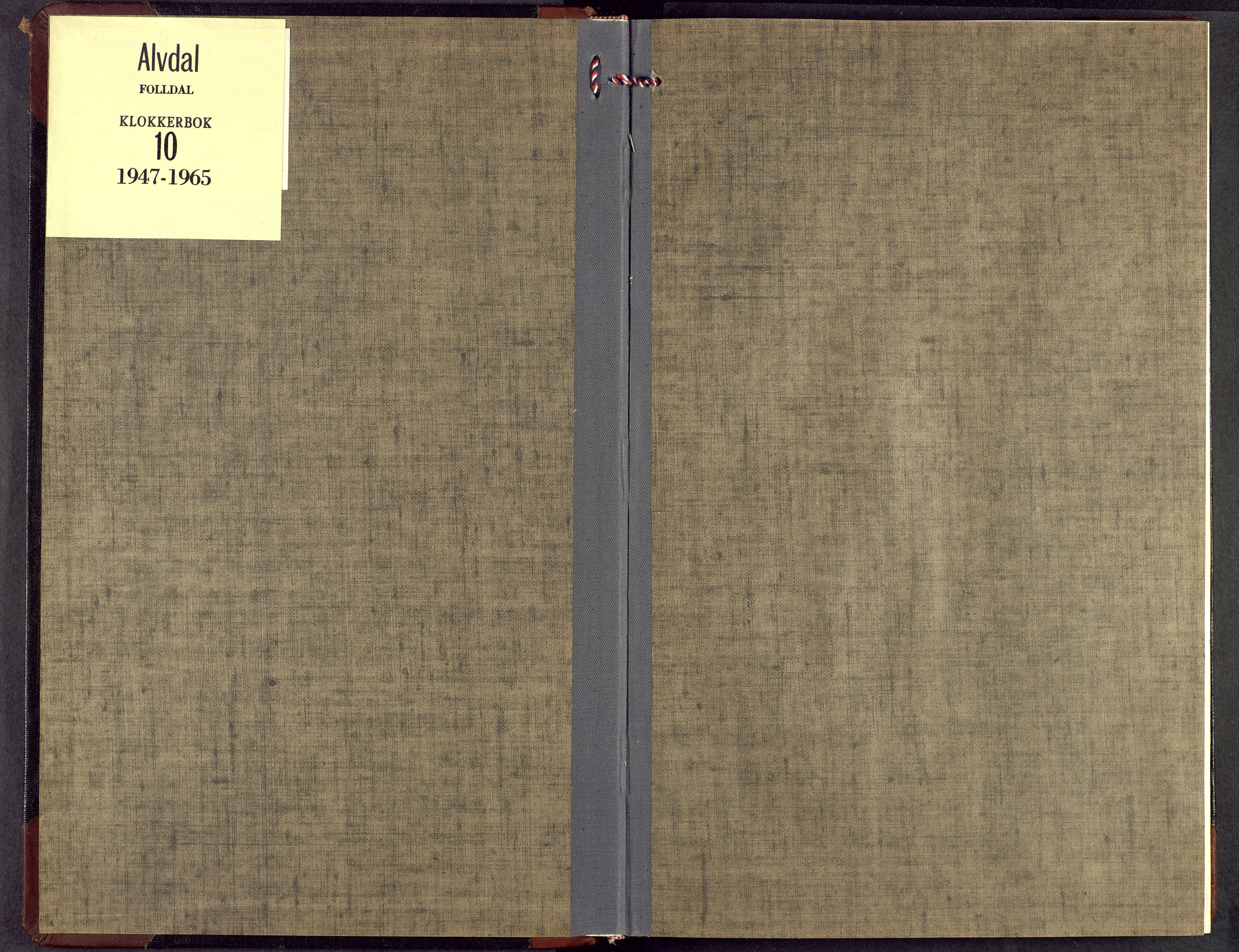 Alvdal prestekontor, SAH/PREST-060/H/Ha/Hab/L0010: Parish register (copy) no. 10, 1947-1965