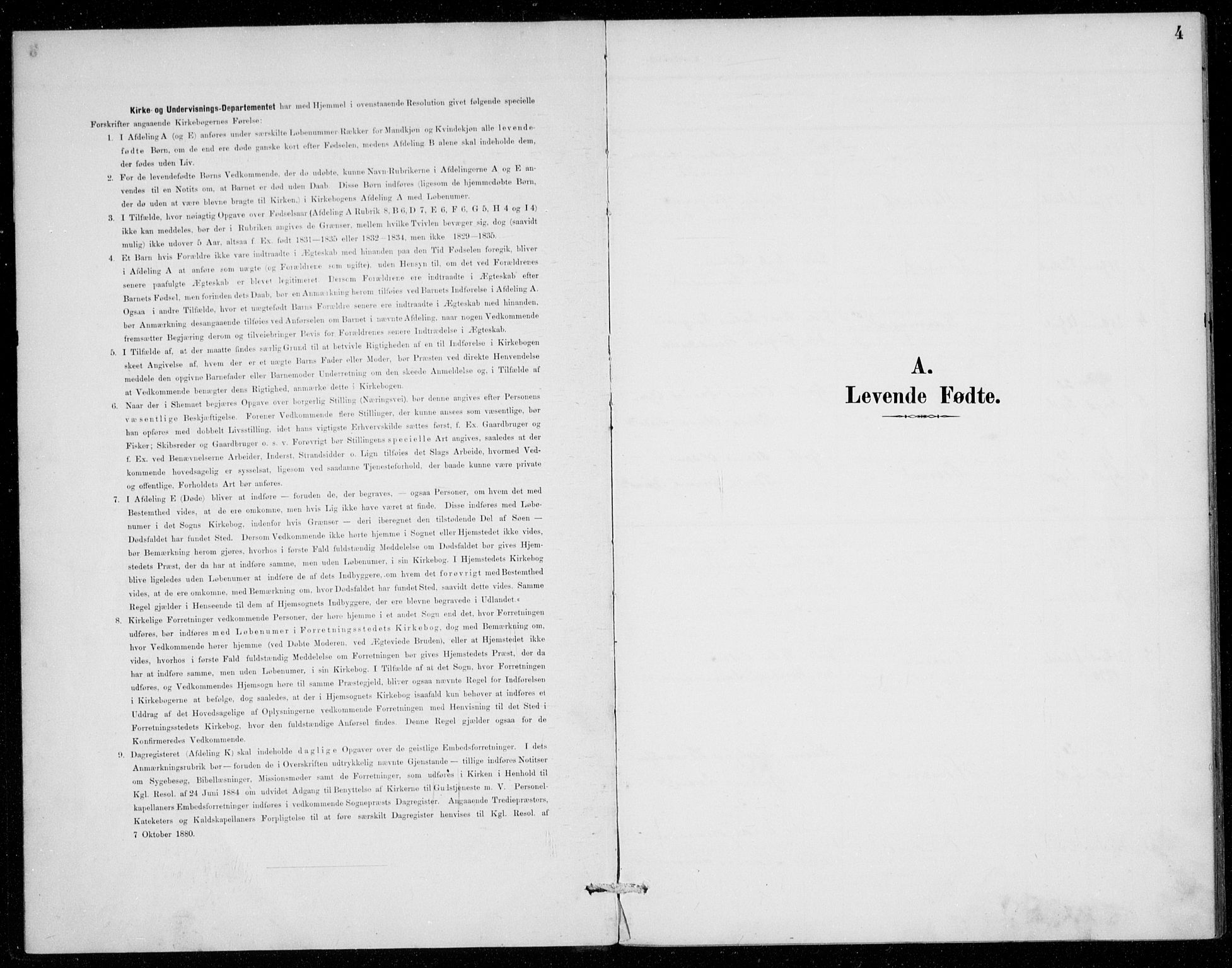 Rennesøy sokneprestkontor, SAST/A -101827/H/Ha/Haa/L0016: Parish register (official) no. A 16, 1891-1924, p. 4