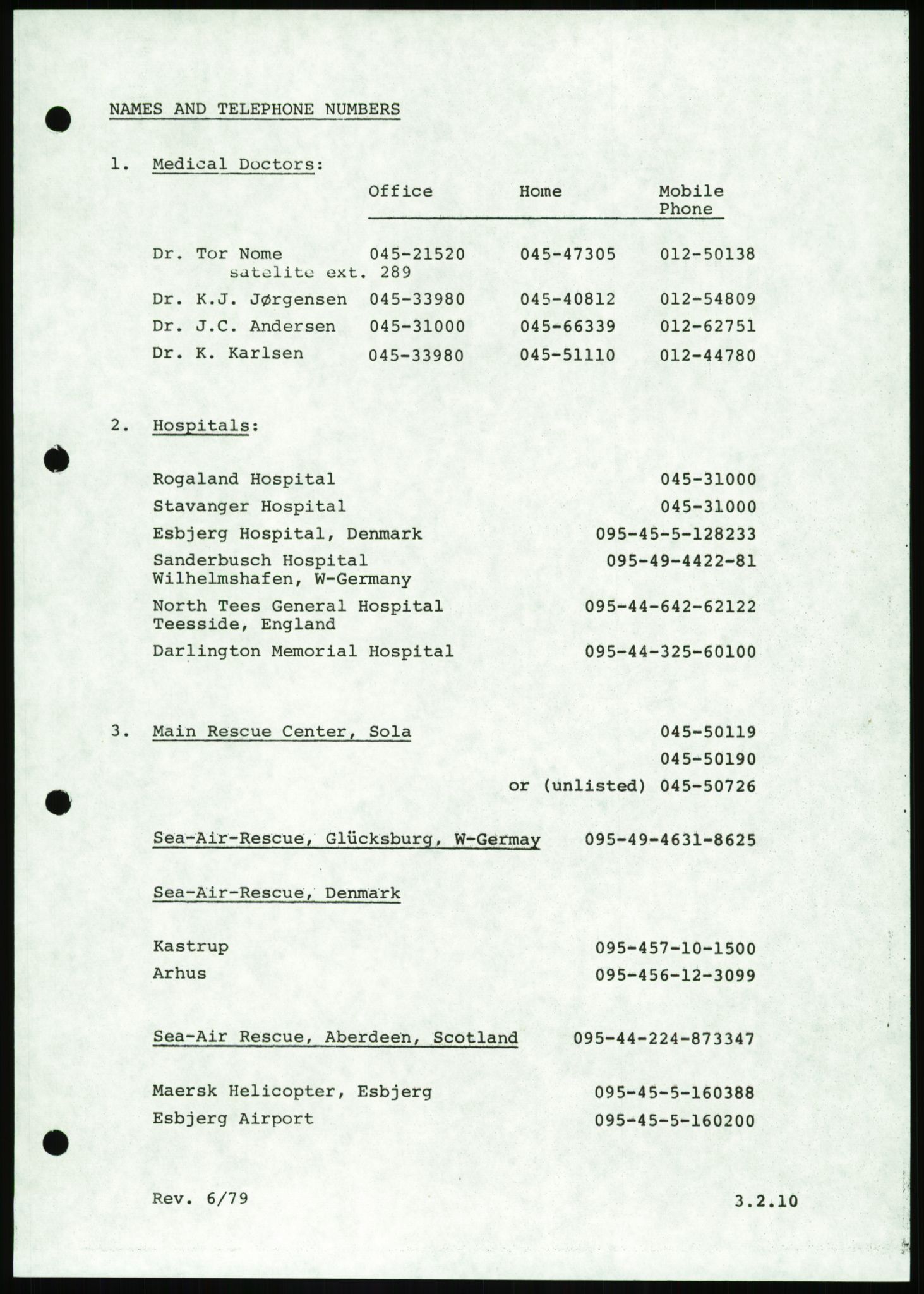 Justisdepartementet, Granskningskommisjonen ved Alexander Kielland-ulykken 27.3.1980, AV/RA-S-1165/D/L0016: O Beredskapsplaner (Doku.liste + O1-O3 av 3), 1980-1981, p. 110