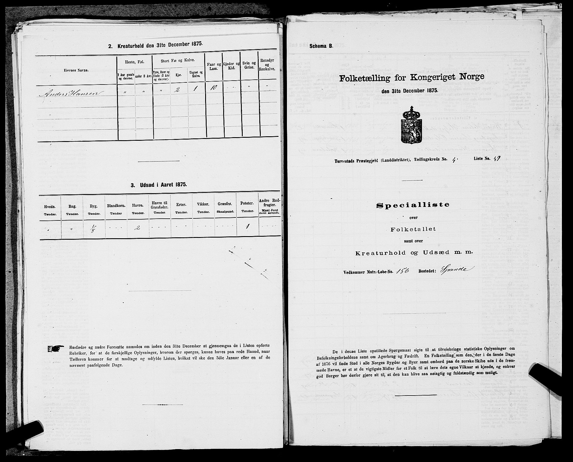 SAST, 1875 census for 1152L Torvastad/Torvastad, Skåre og Utsira, 1875, p. 636