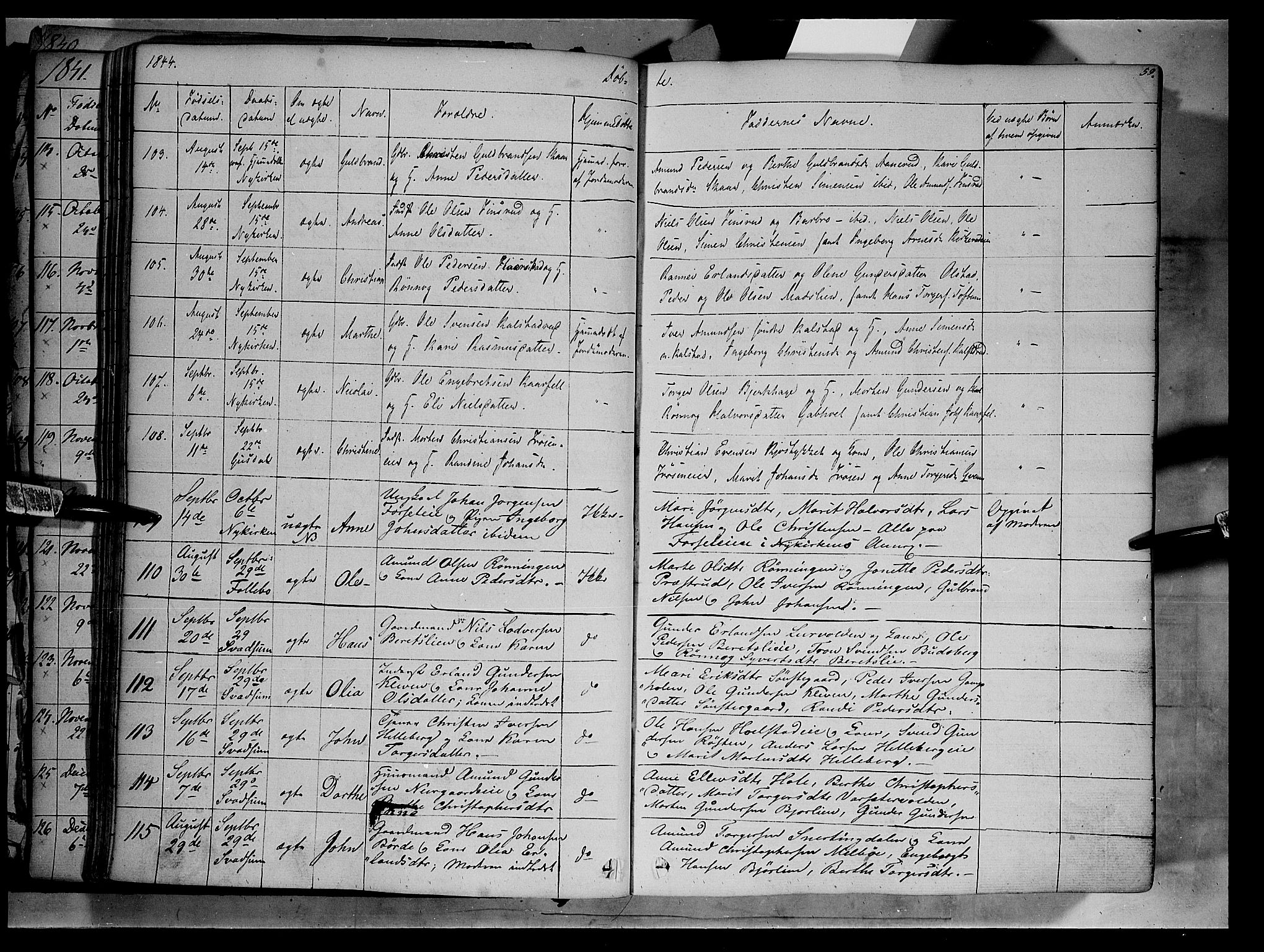 Gausdal prestekontor, SAH/PREST-090/H/Ha/Haa/L0007: Parish register (official) no. 7, 1840-1850, p. 59
