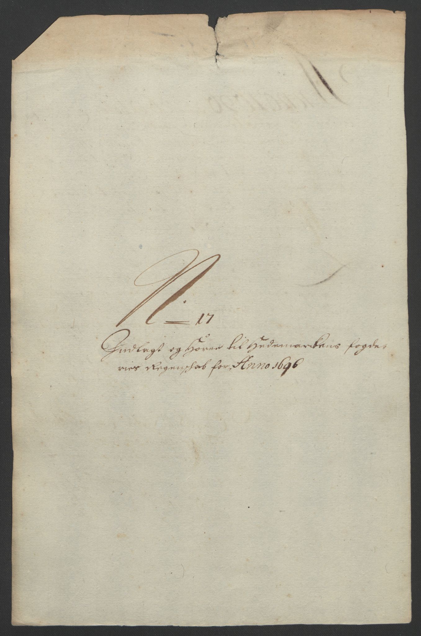 Rentekammeret inntil 1814, Reviderte regnskaper, Fogderegnskap, RA/EA-4092/R16/L1036: Fogderegnskap Hedmark, 1695-1696, p. 435