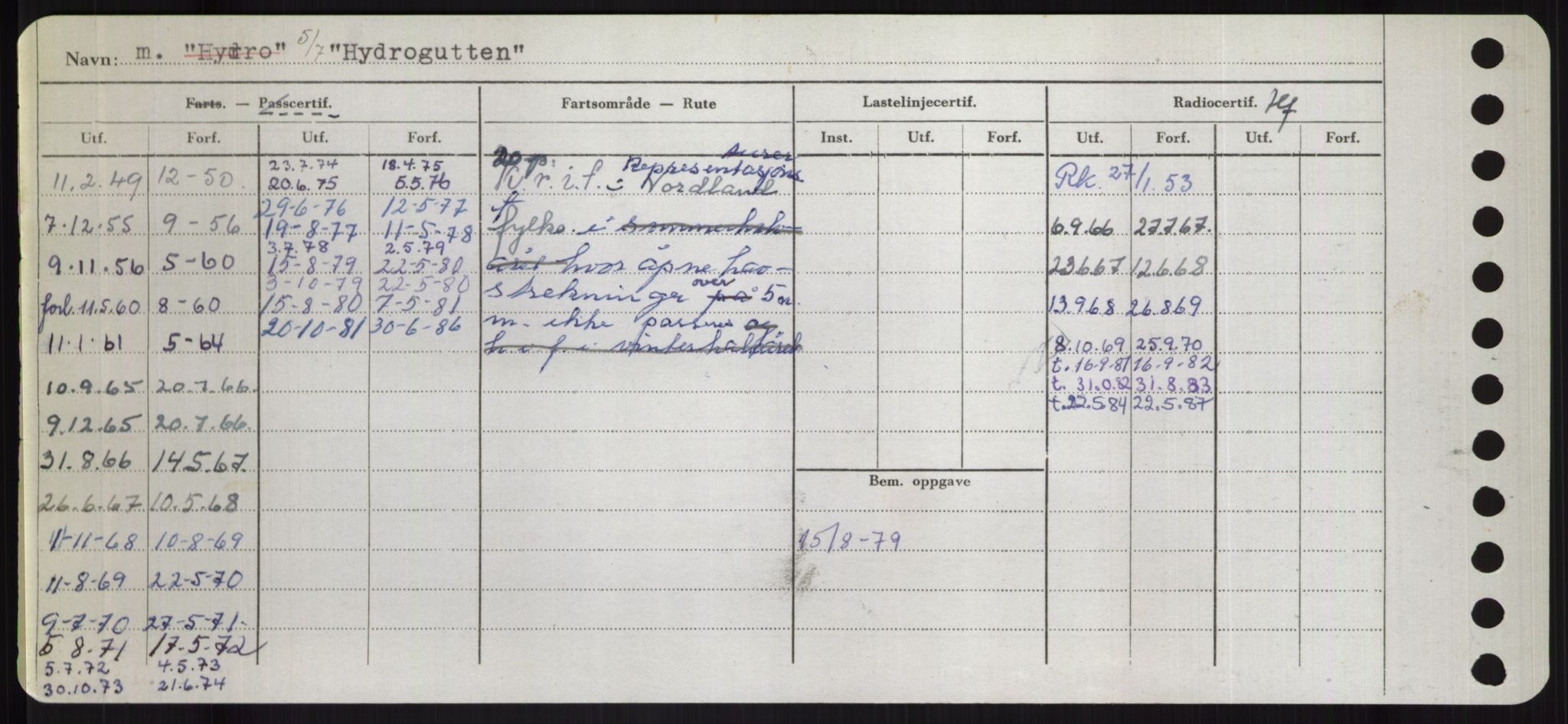 Sjøfartsdirektoratet med forløpere, Skipsmålingen, AV/RA-S-1627/H/Hd/L0017: Fartøy, Holi-Hå, p. 216