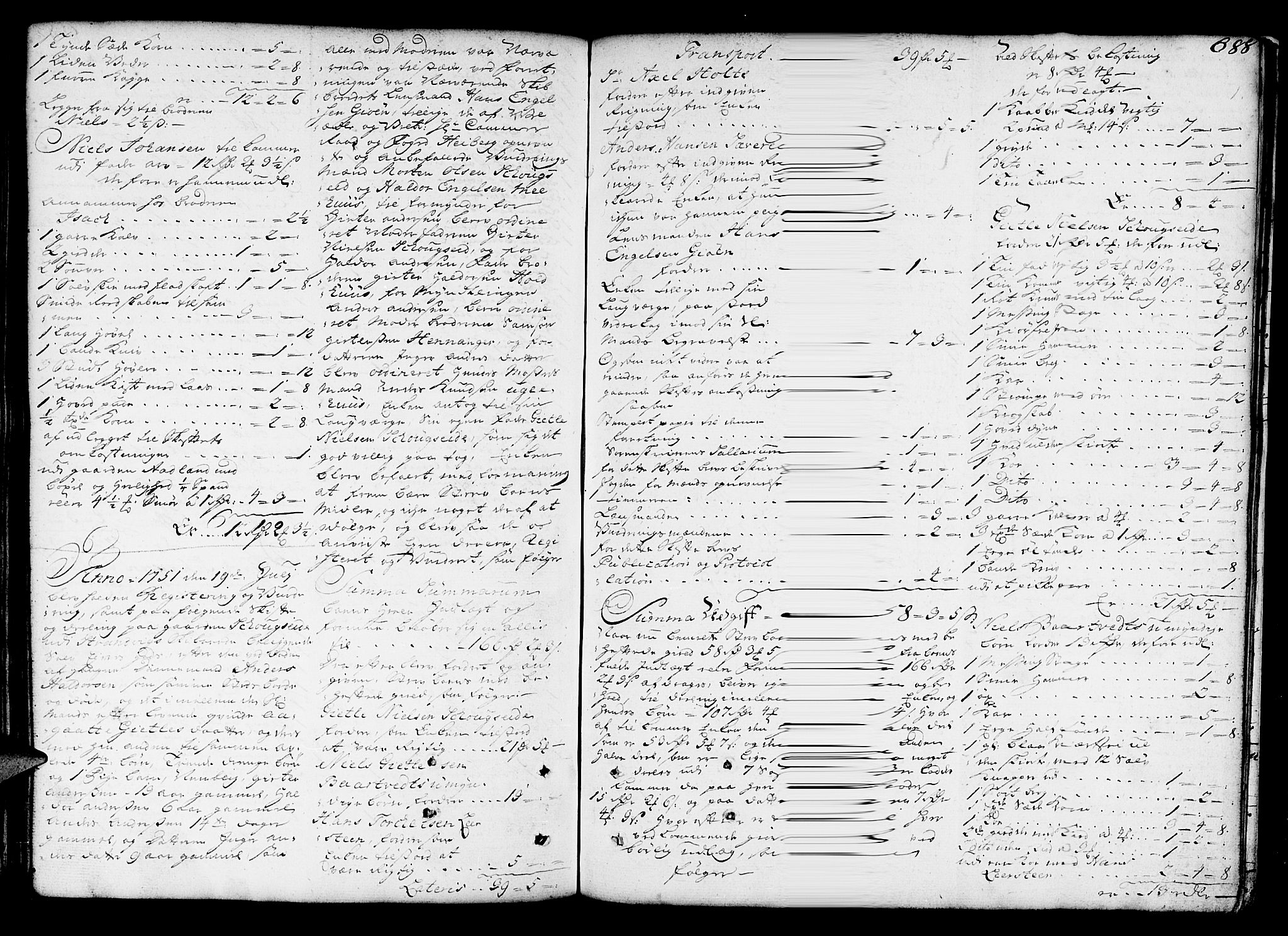 Sunnhordland sorenskrivar, SAB/A-2401/1/H/Ha/Haa/L0006: Skifteprotokollar. Register på lesesal. Fol. 1061- ut, 1749-1751, p. 687b-688a
