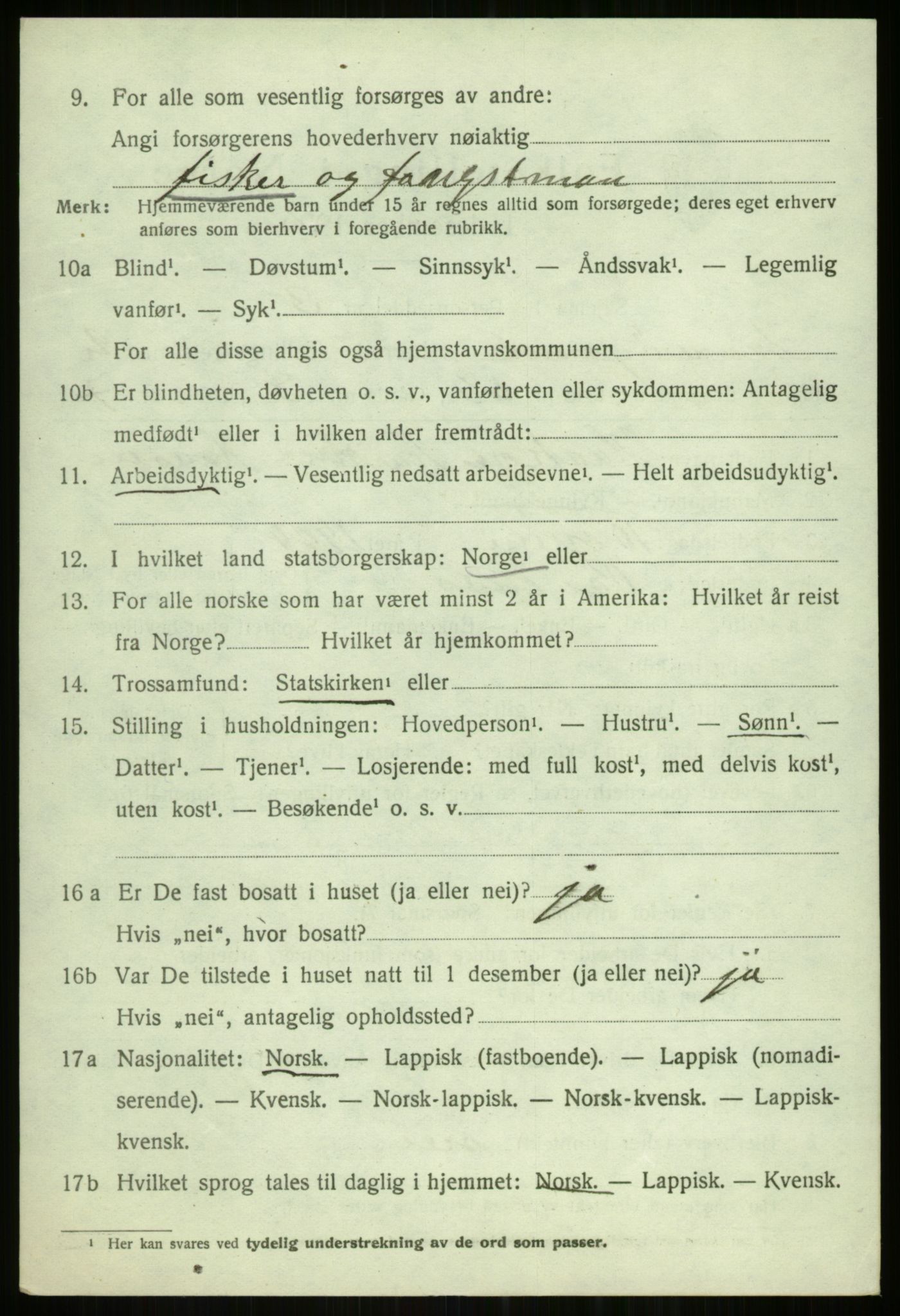 SATØ, 1920 census for Tromsøysund, 1920, p. 2681