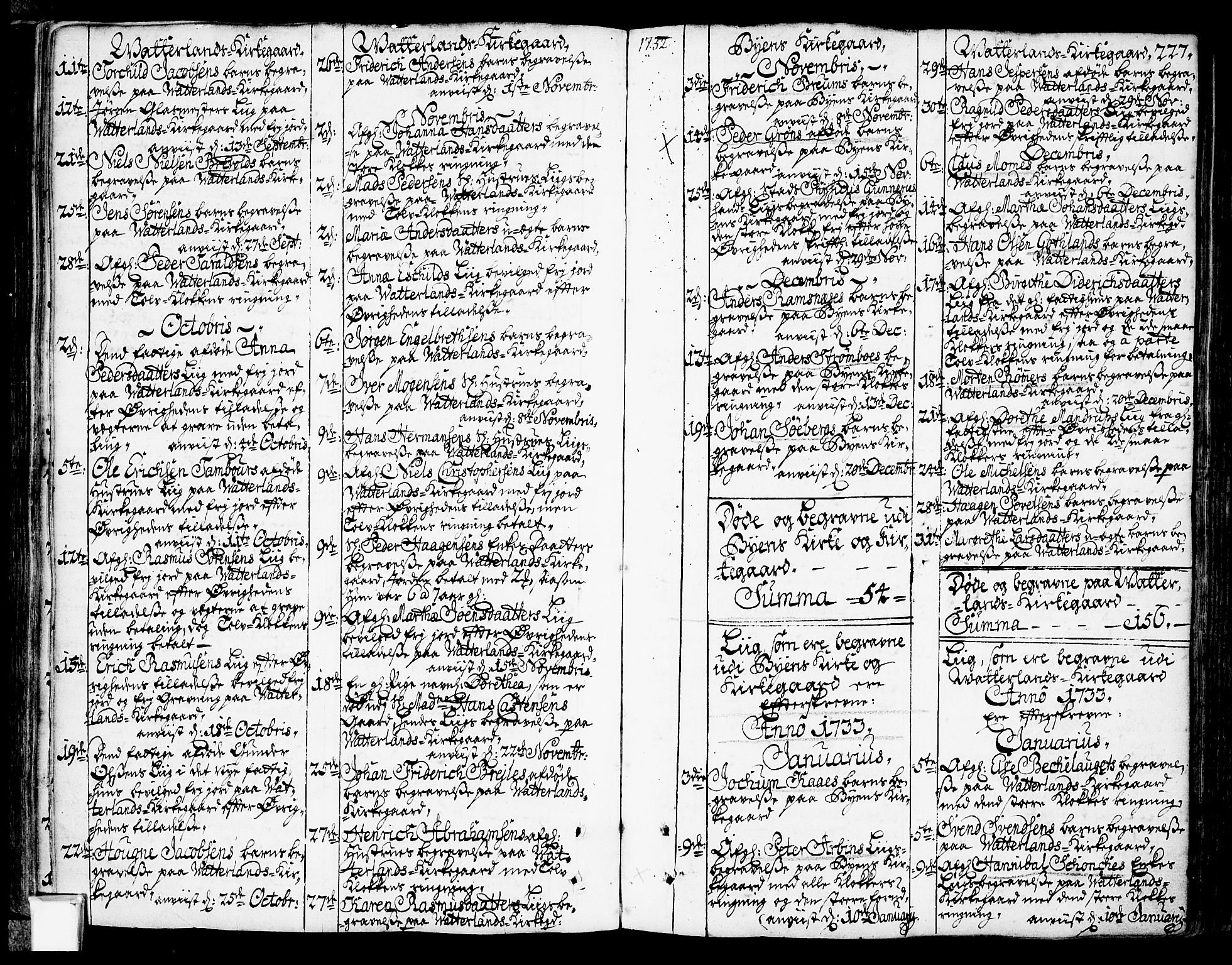Oslo domkirke Kirkebøker, SAO/A-10752/F/Fa/L0003: Parish register (official) no. 3, 1731-1743, p. 227