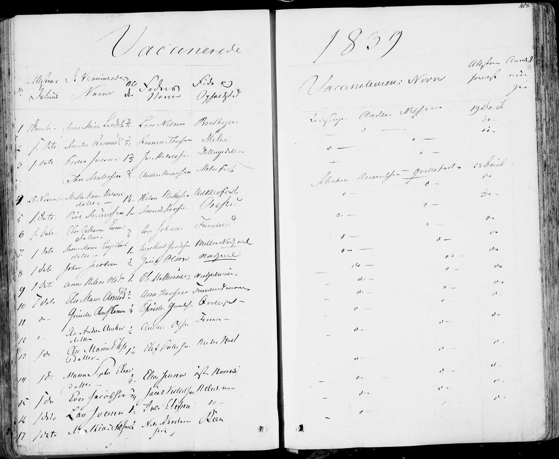 Hedrum kirkebøker, AV/SAKO-A-344/F/Fa/L0005: Parish register (official) no. I 5, 1835-1848, p. 408