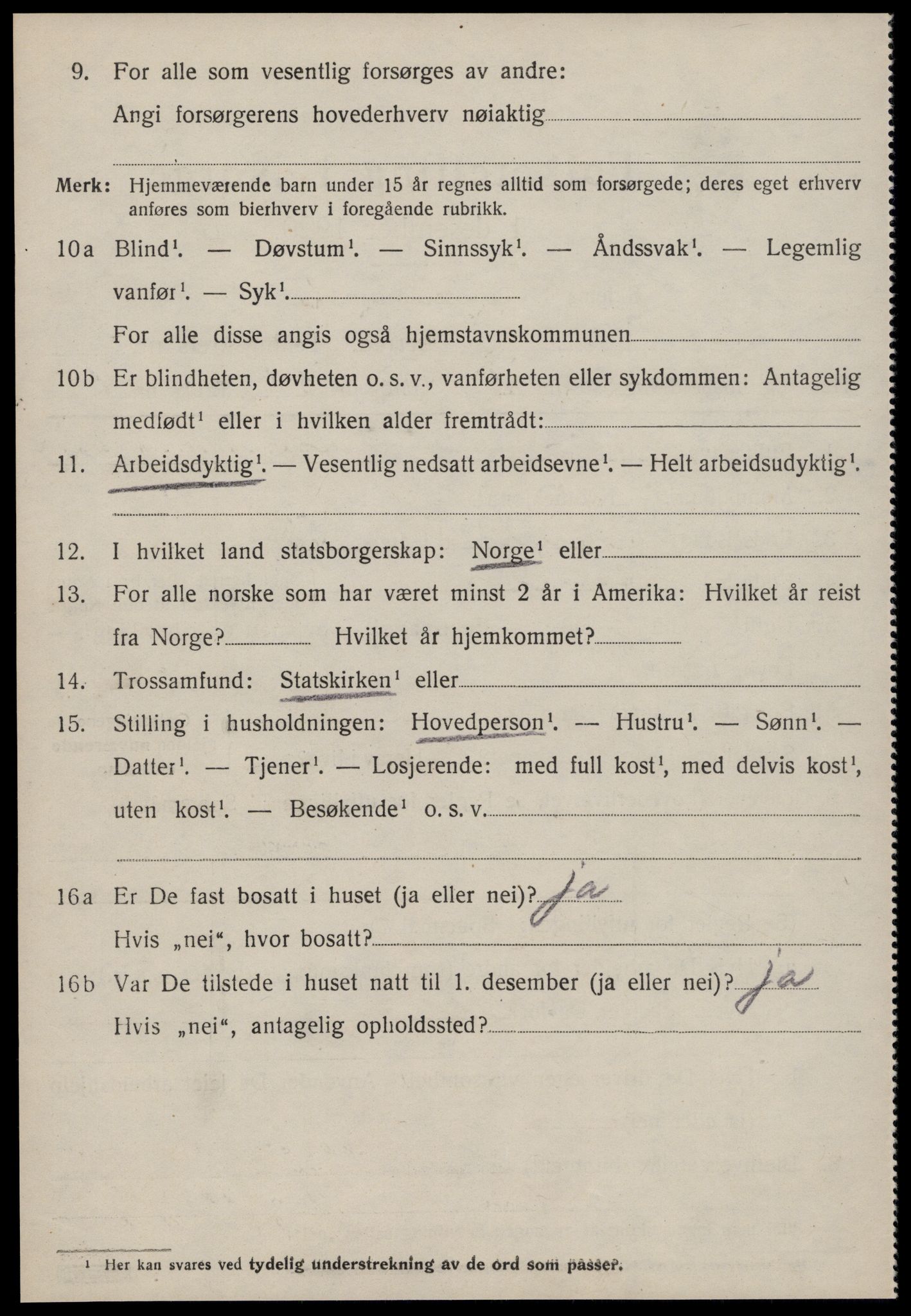 SAT, 1920 census for Hen, 1920, p. 2335