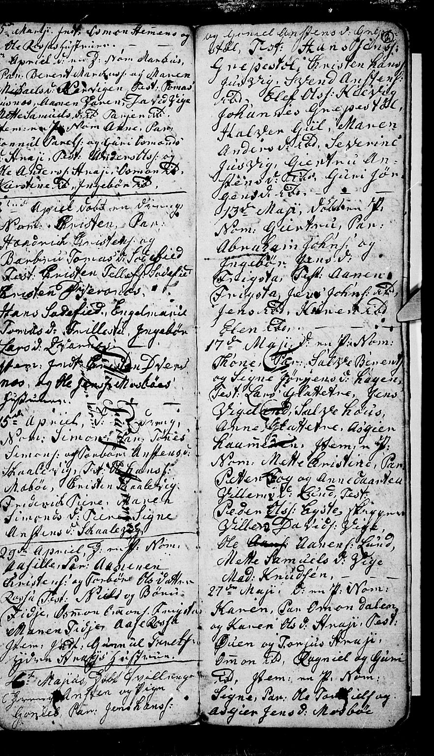 Oddernes sokneprestkontor, AV/SAK-1111-0033/F/Fb/Fba/L0002: Parish register (copy) no. B 2, 1791-1806, p. 3