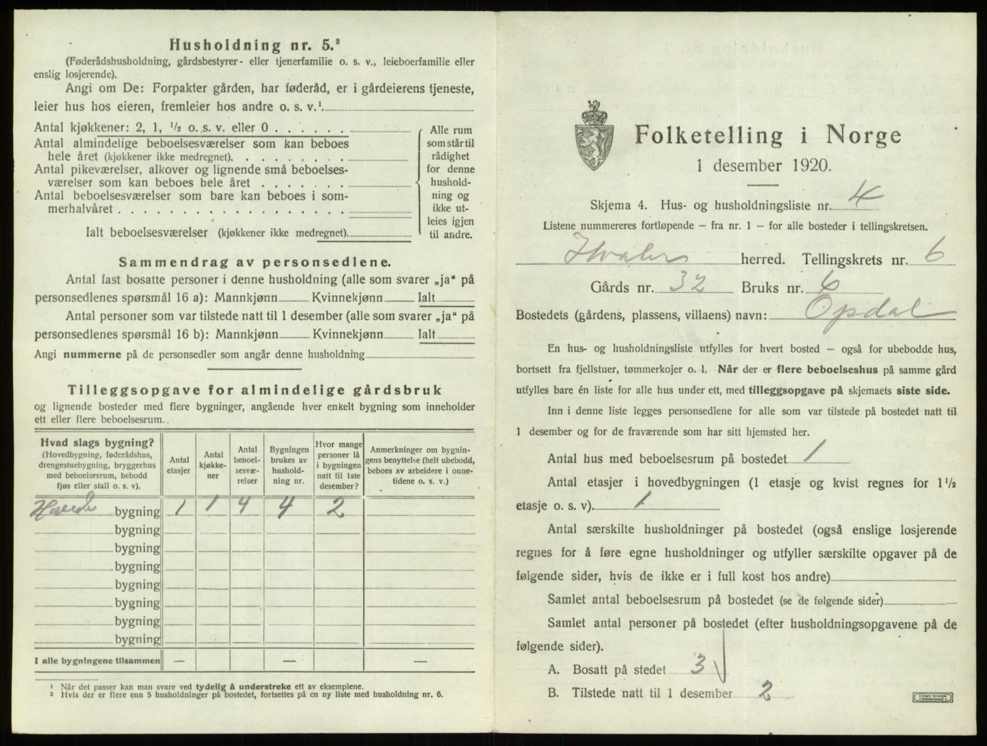 SAO, 1920 census for Hvaler, 1920, p. 999