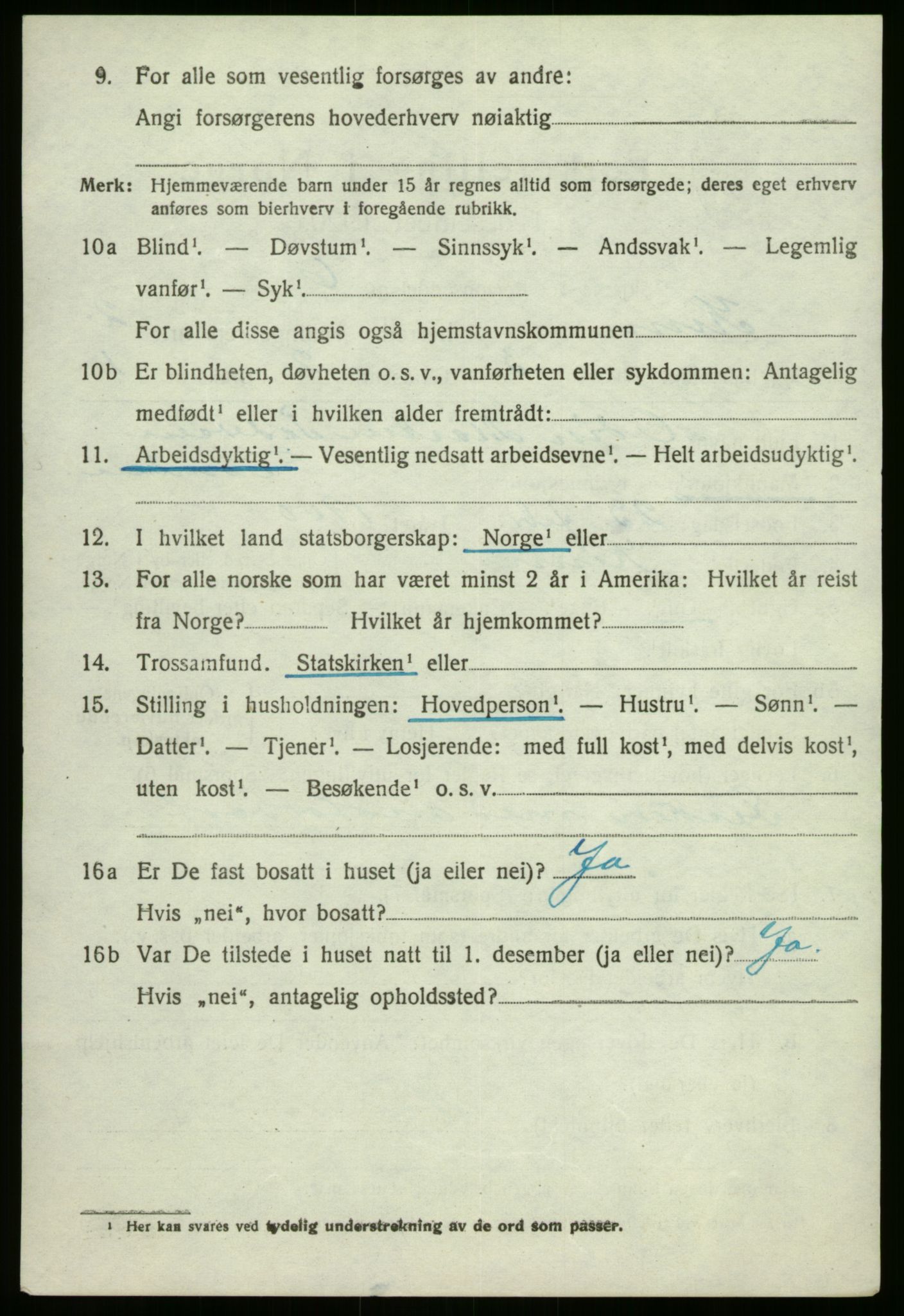 SAB, 1920 census for Kinn, 1920, p. 1962