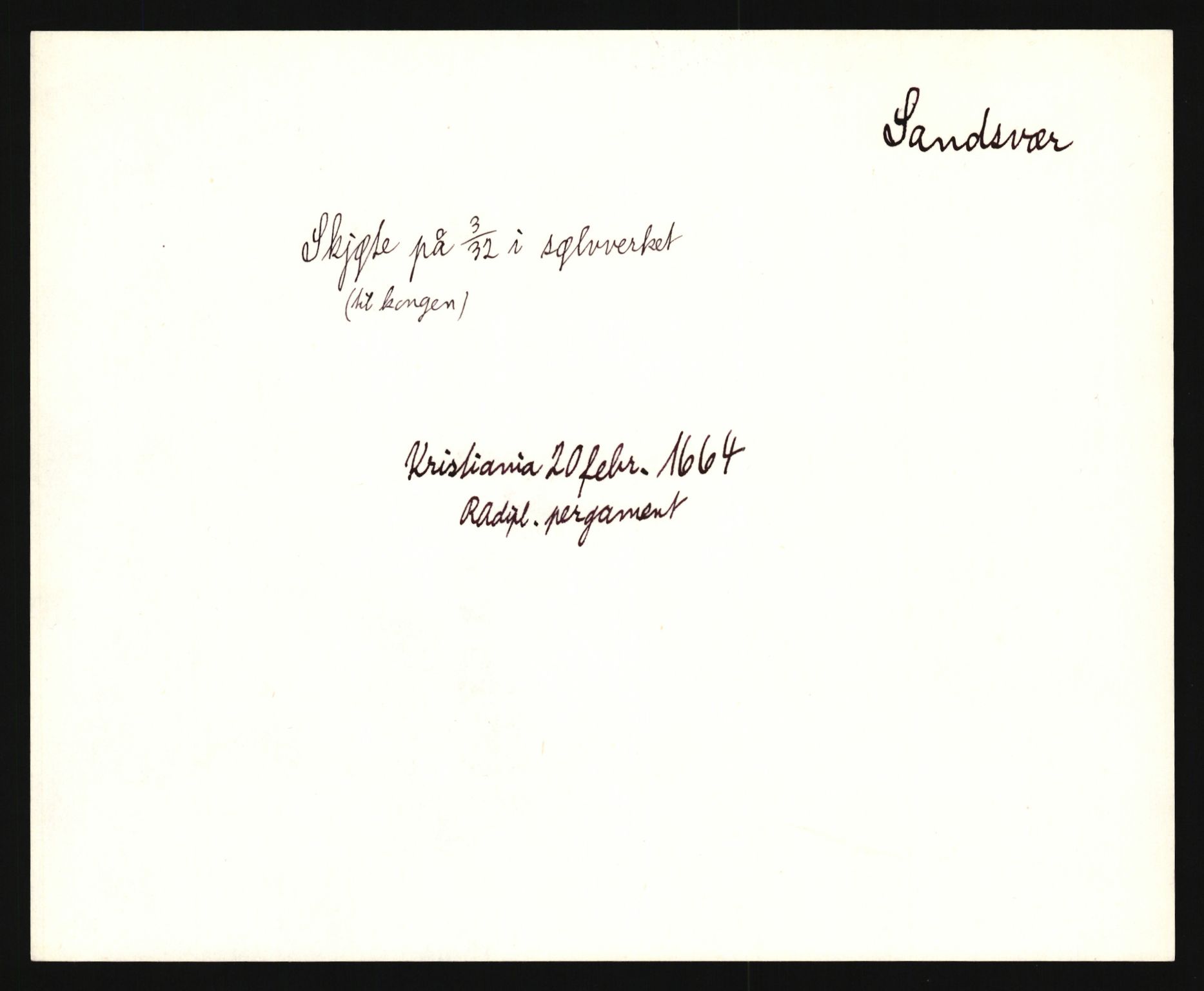 Riksarkivets diplomsamling, AV/RA-EA-5965/F35/F35e/L0017: Registreringssedler Buskerud 6, 1400-1700, p. 19