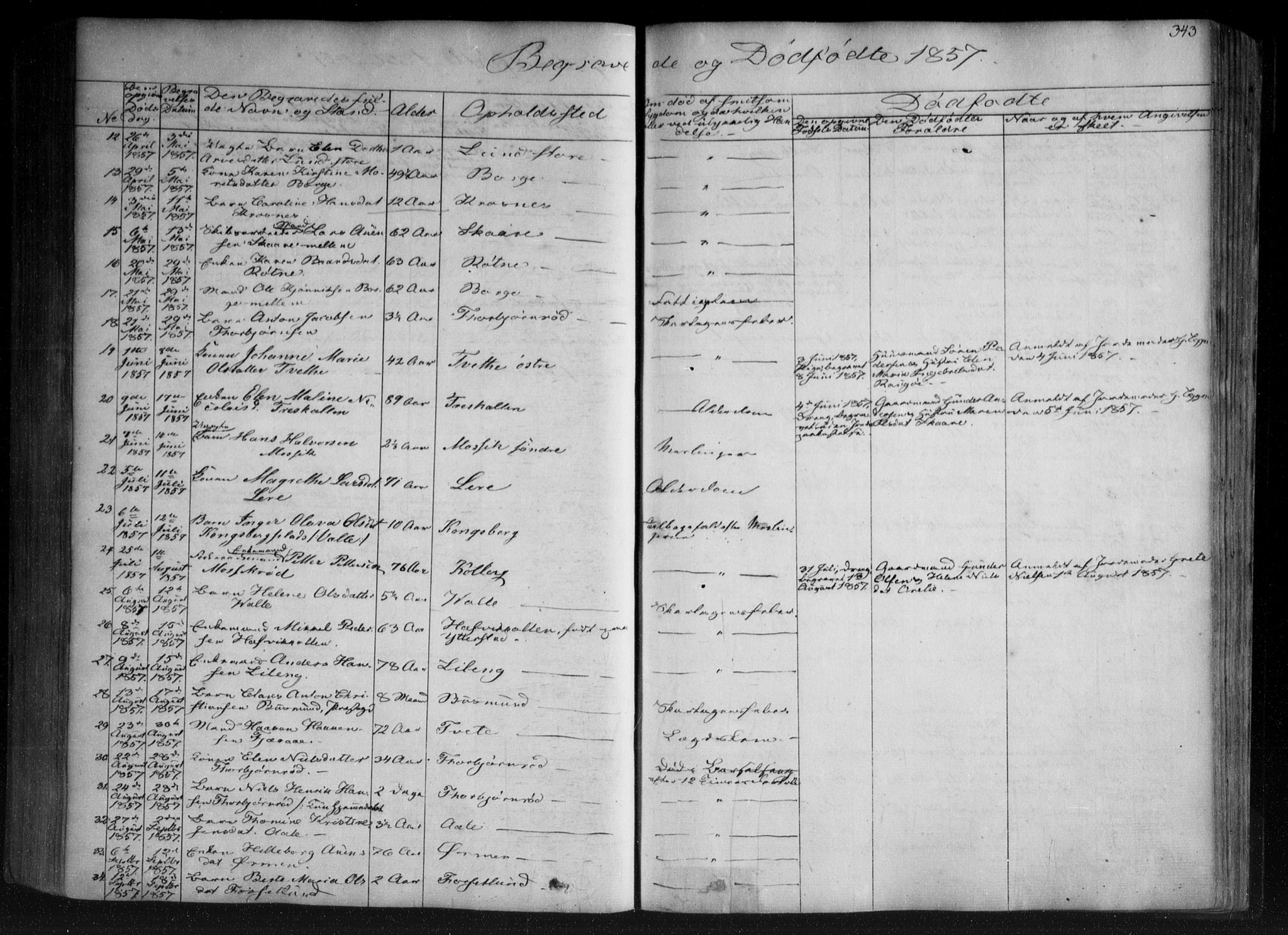 Onsøy prestekontor Kirkebøker, SAO/A-10914/F/Fa/L0003: Parish register (official) no. I 3, 1841-1860, p. 343