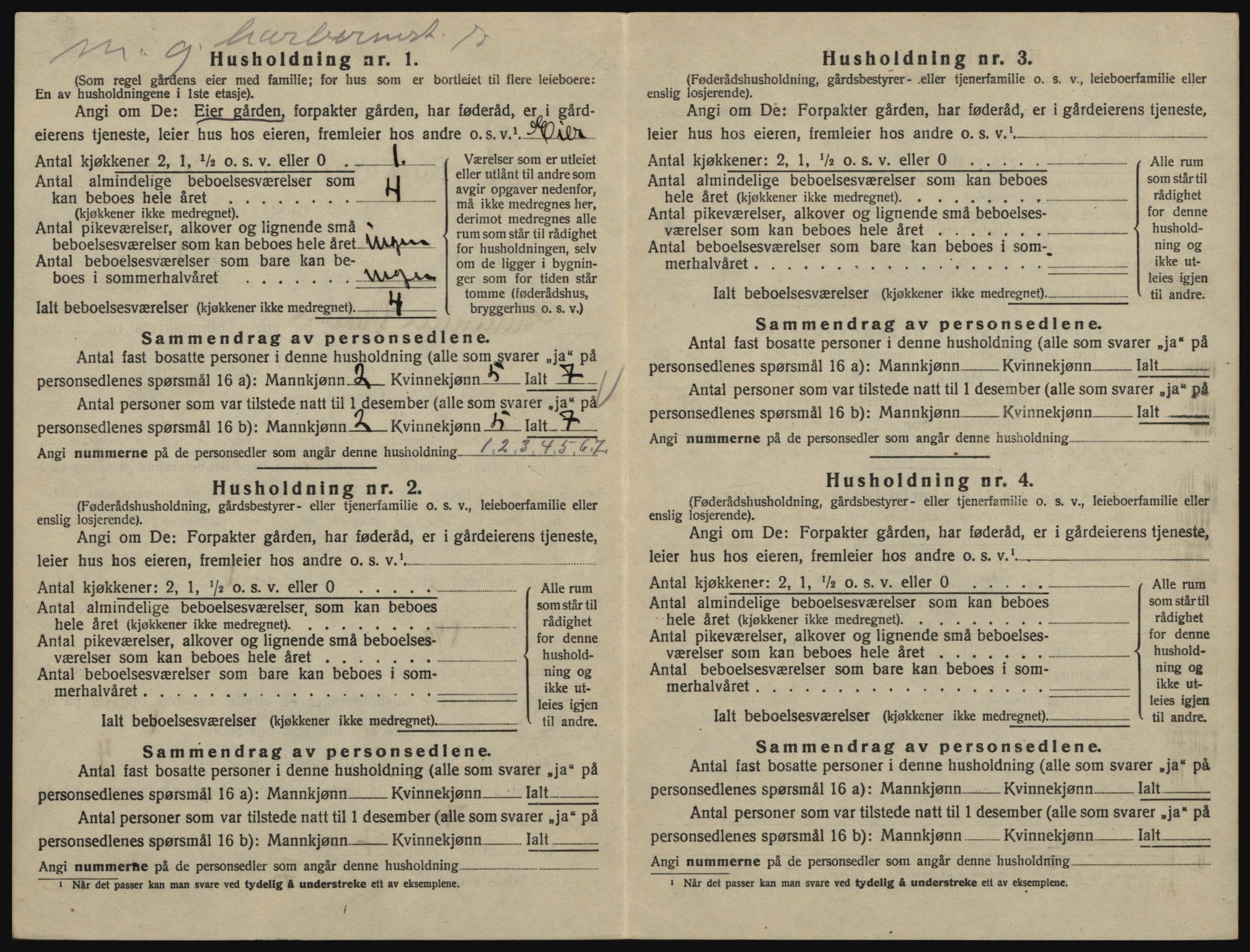 SAO, 1920 census for Glemmen, 1920, p. 2316