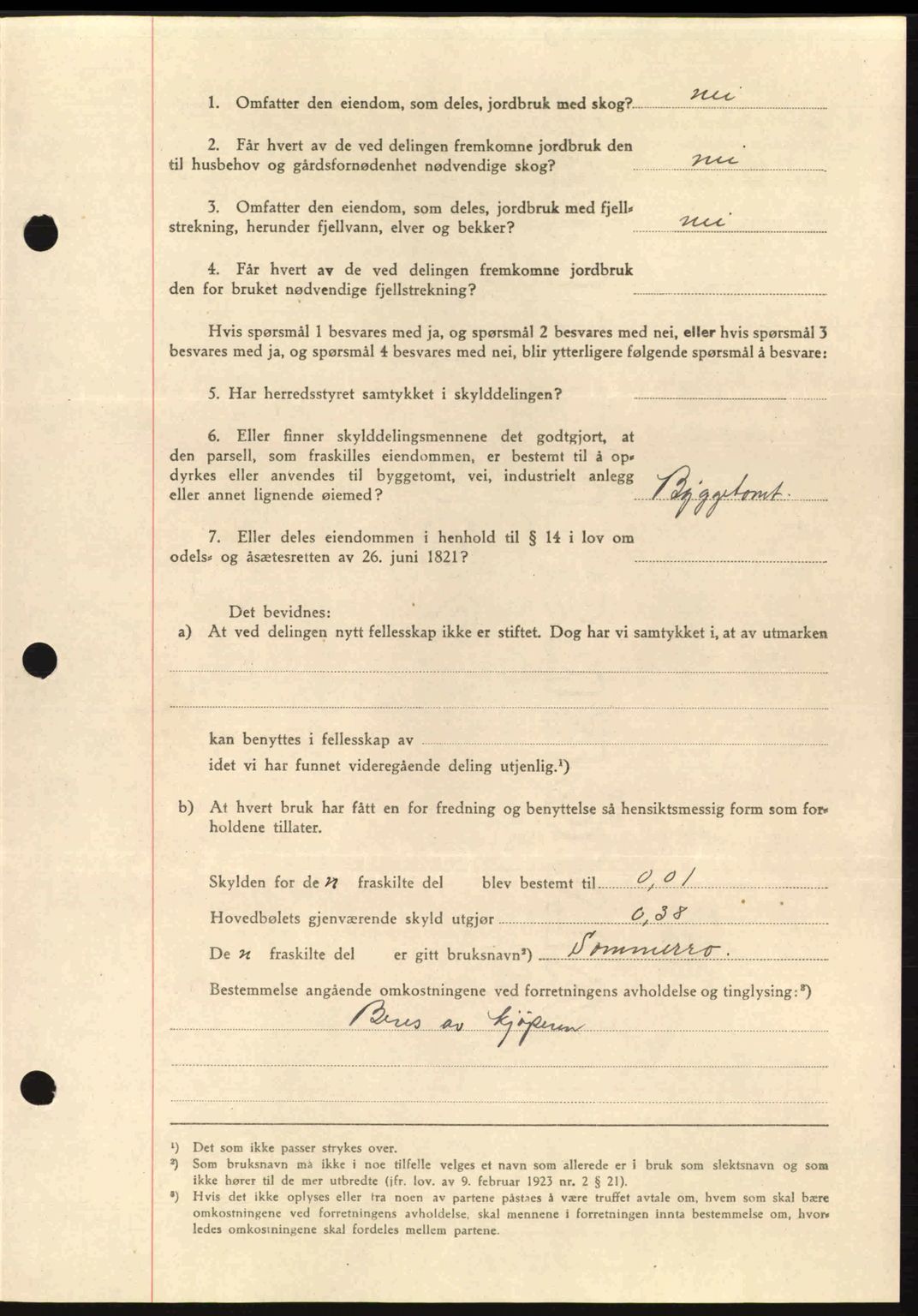 Nordmøre sorenskriveri, AV/SAT-A-4132/1/2/2Ca: Mortgage book no. A98, 1944-1944, Diary no: : 1848/1944