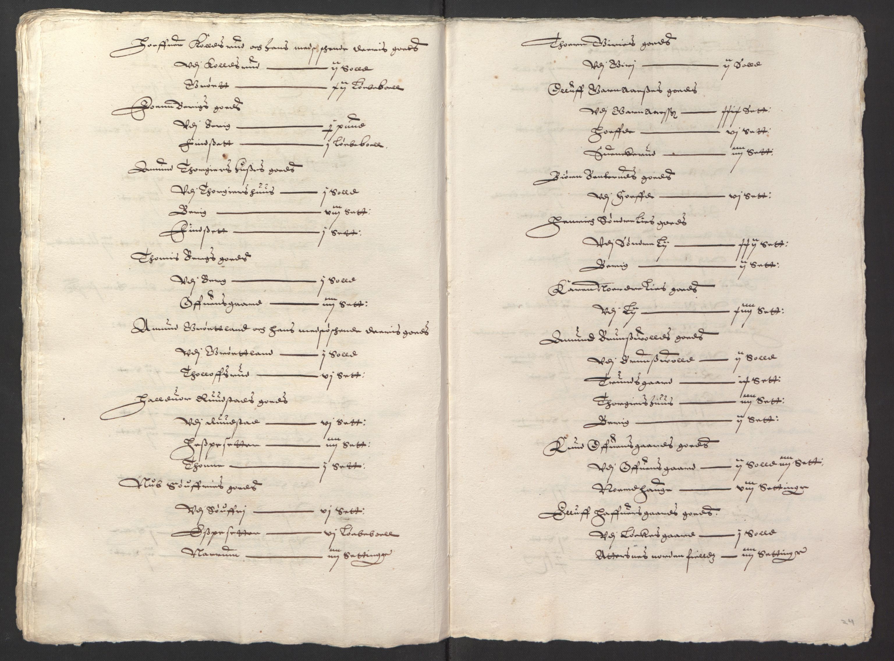 Stattholderembetet 1572-1771, AV/RA-EA-2870/Ek/L0008/0002: Jordebøker til utlikning av rosstjeneste 1624-1626: / Odelsjordebøker for Akershus len, 1624-1626, p. 360