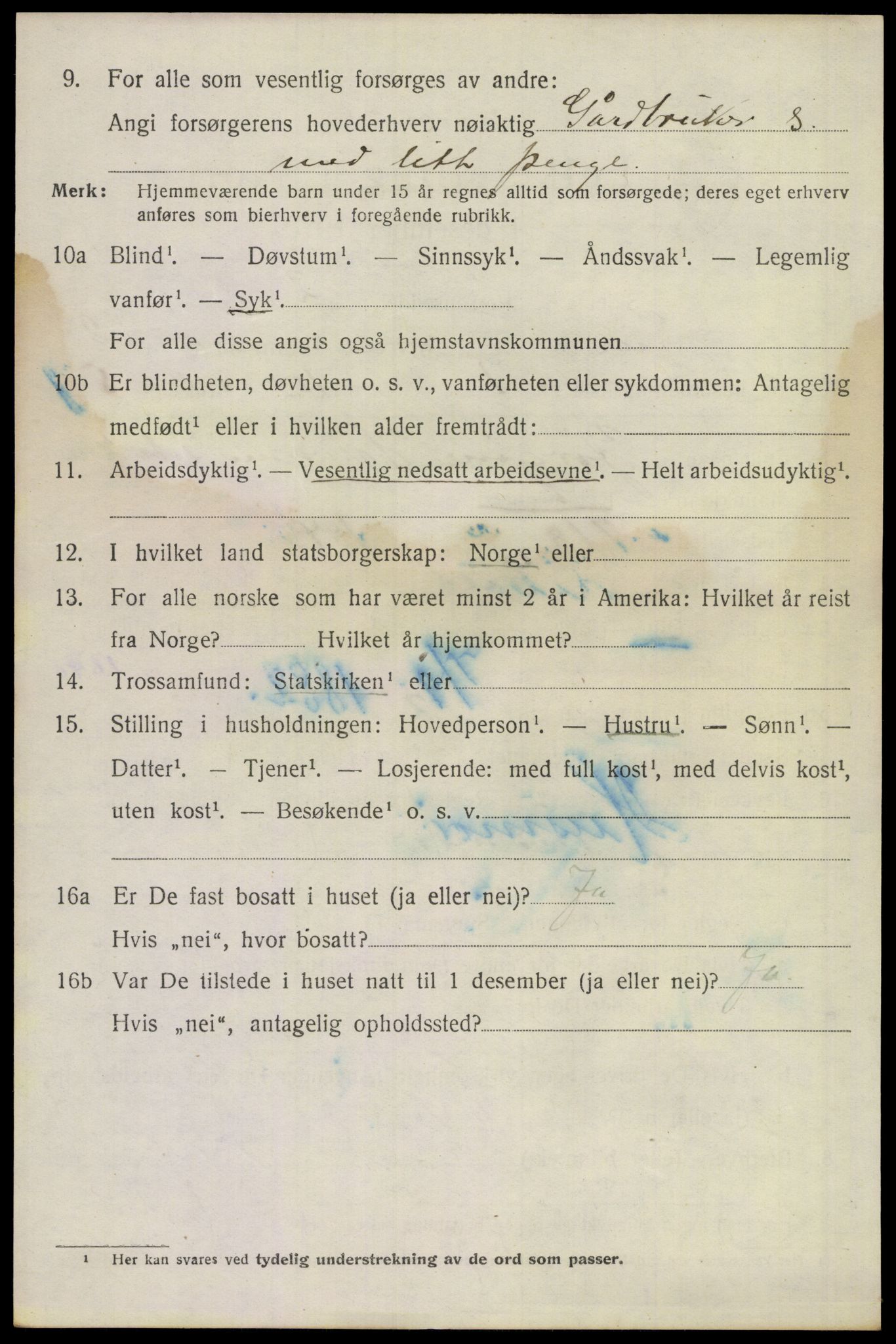 SAKO, 1920 census for Lier, 1920, p. 13705