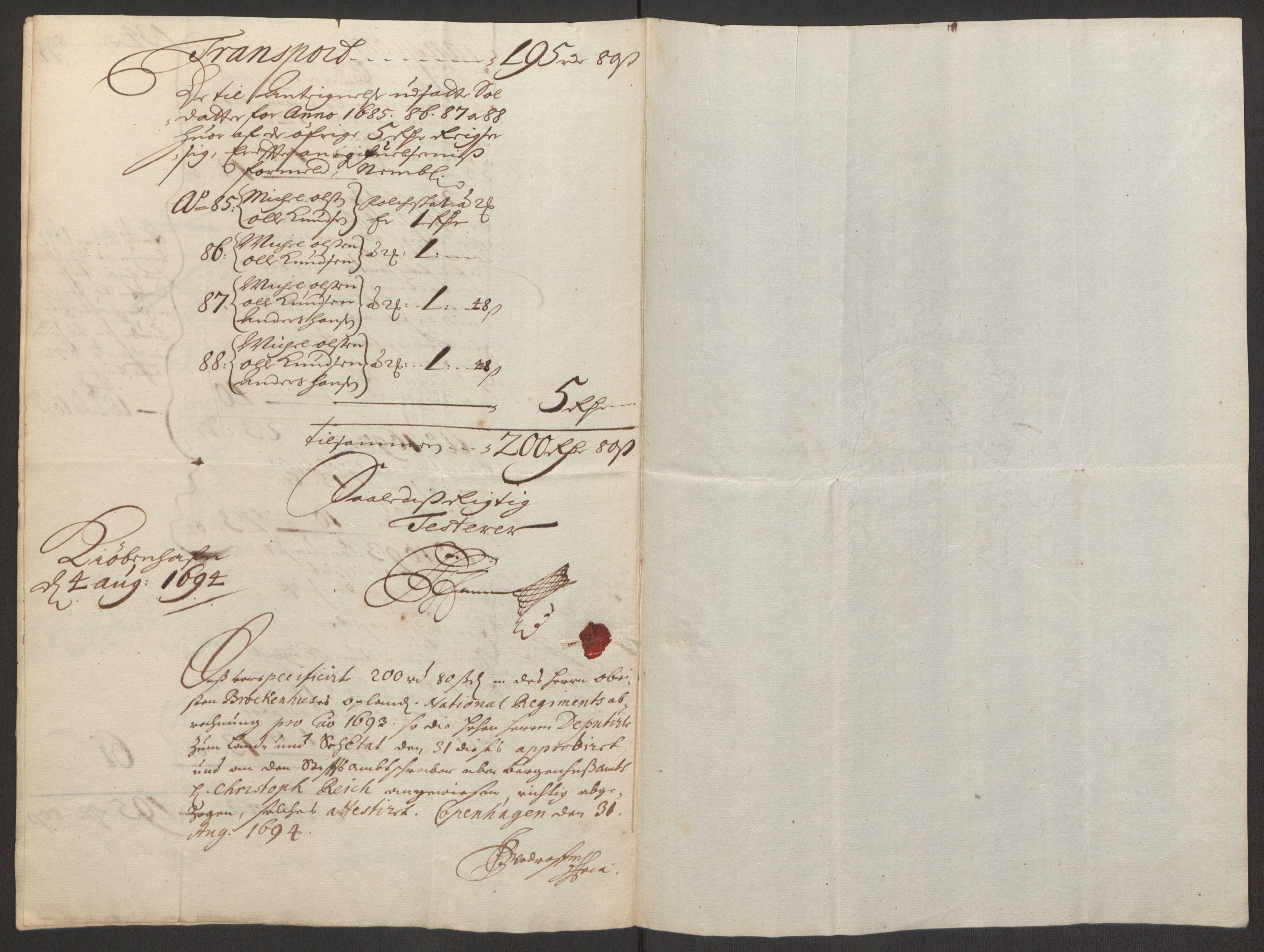 Rentekammeret inntil 1814, Reviderte regnskaper, Fogderegnskap, AV/RA-EA-4092/R16/L1034: Fogderegnskap Hedmark, 1693, p. 270